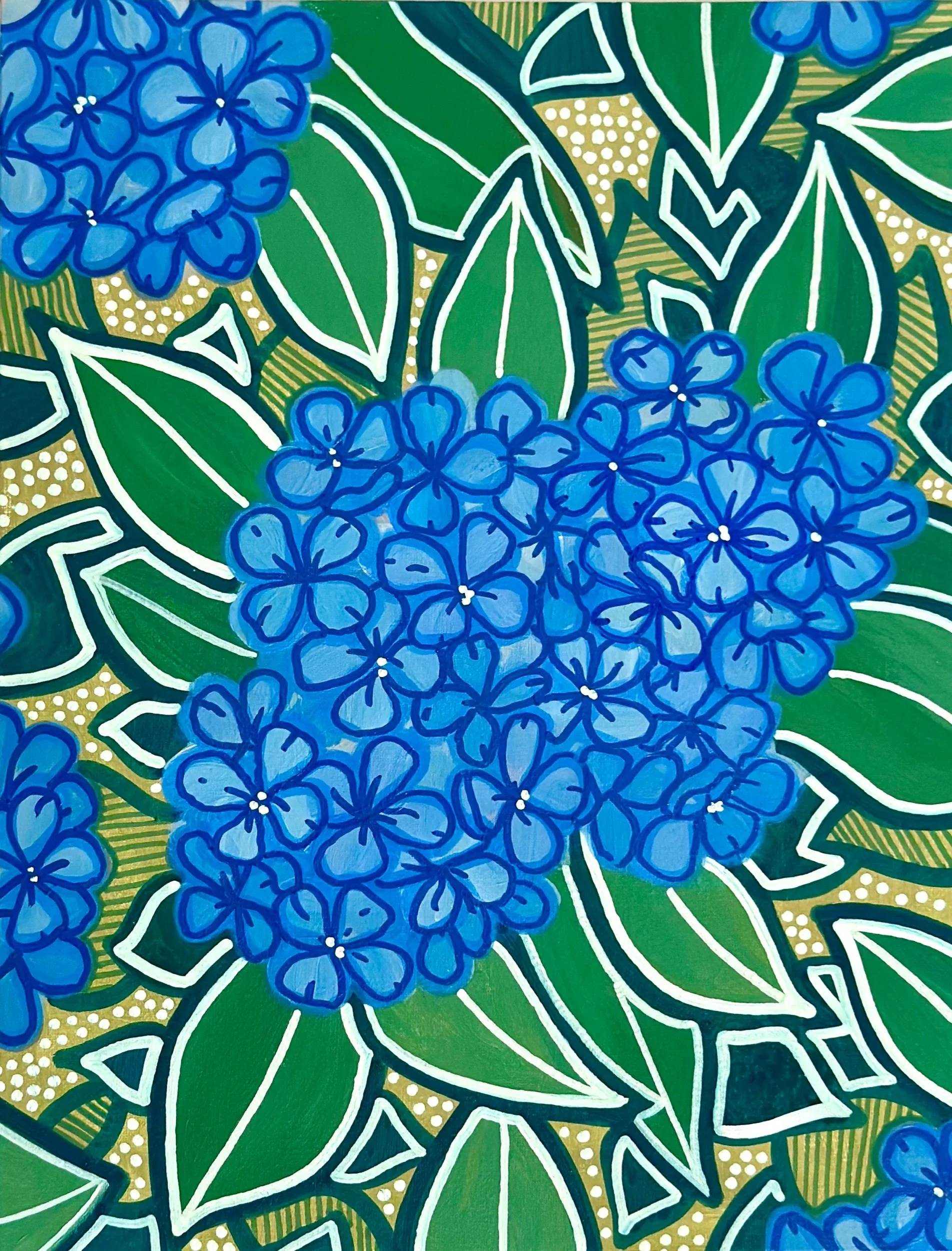 Hydrangeas Art Print