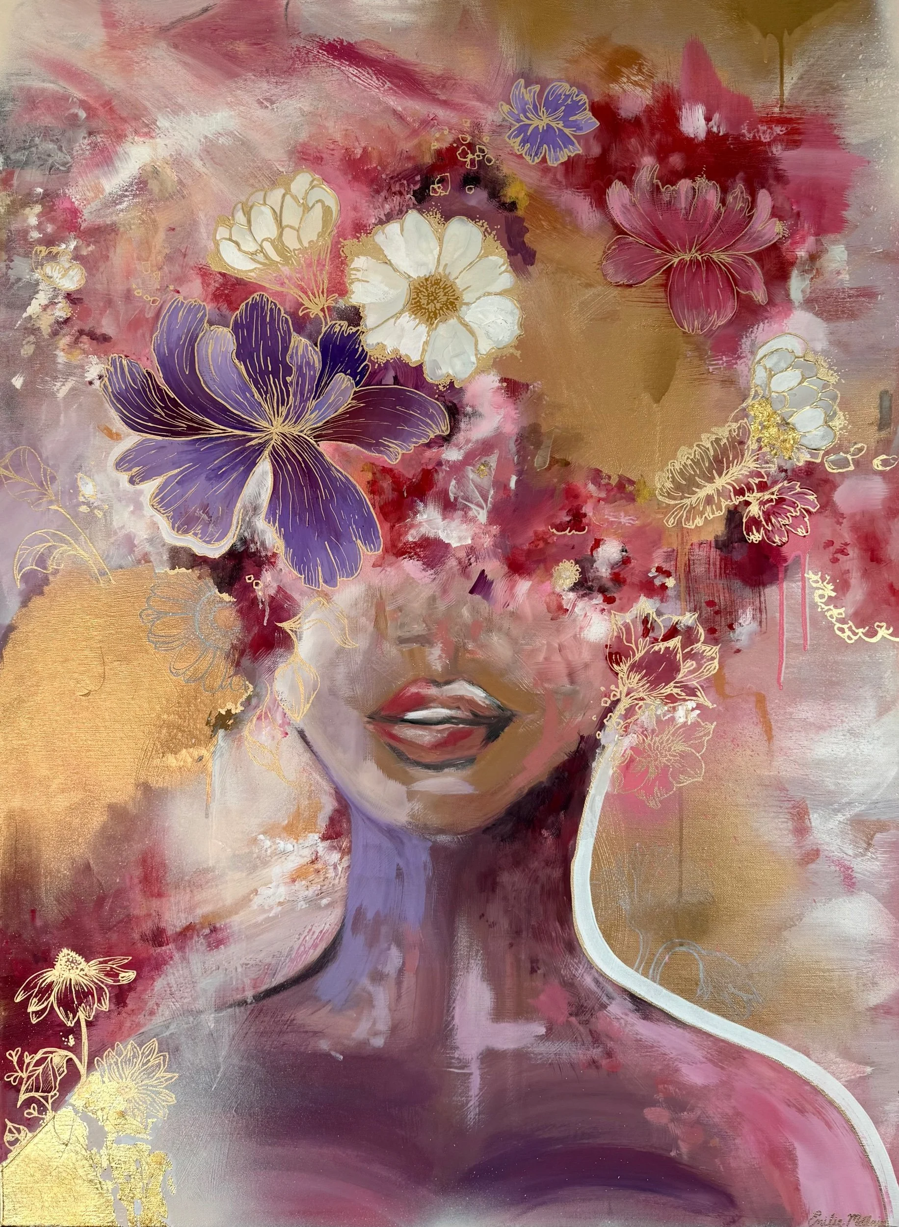 Thoughts Like Wild Flowers Art Print