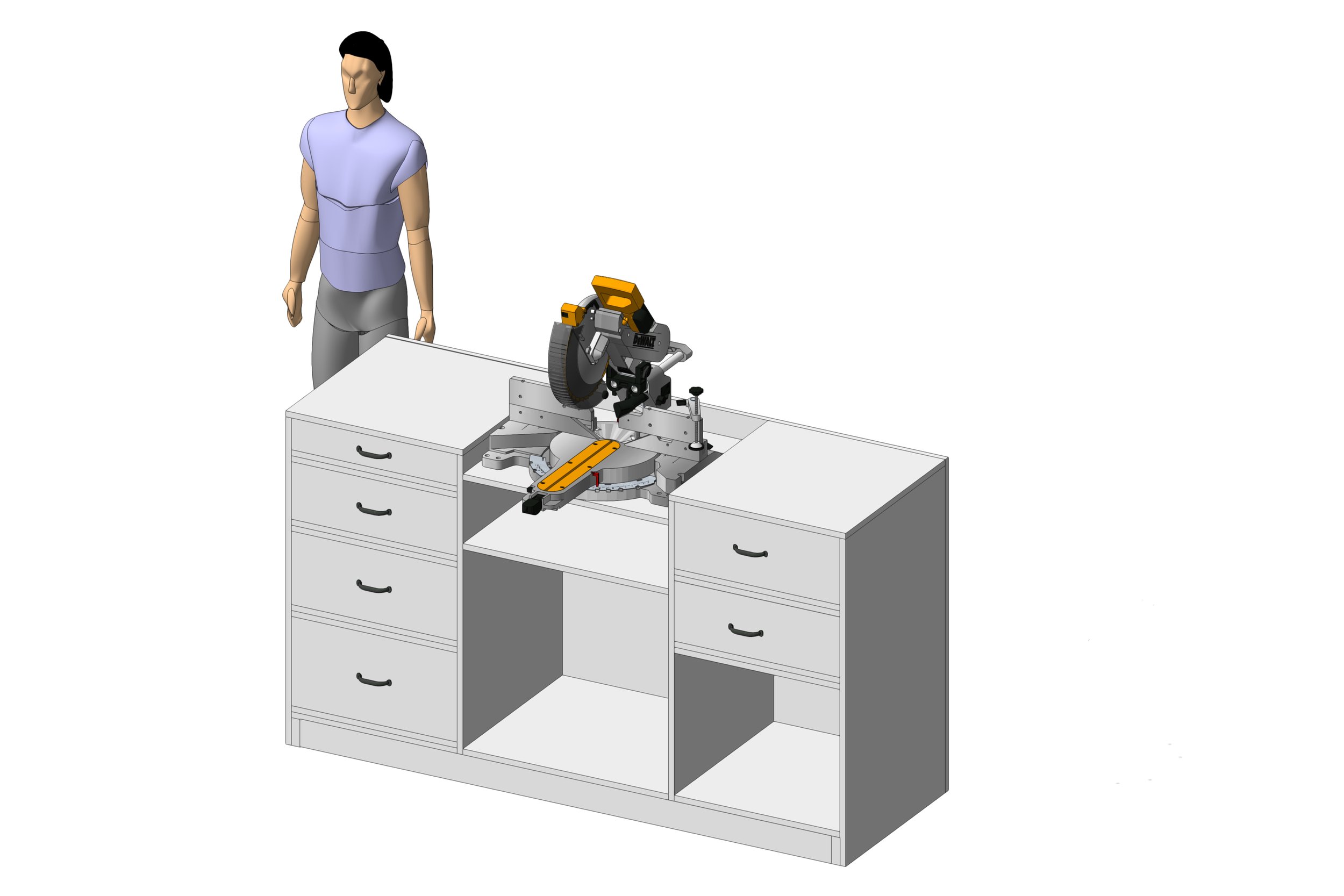 New roadcase for Wolf Trap Opera Carpentry Team, self-taught drafting on Vectorworks 