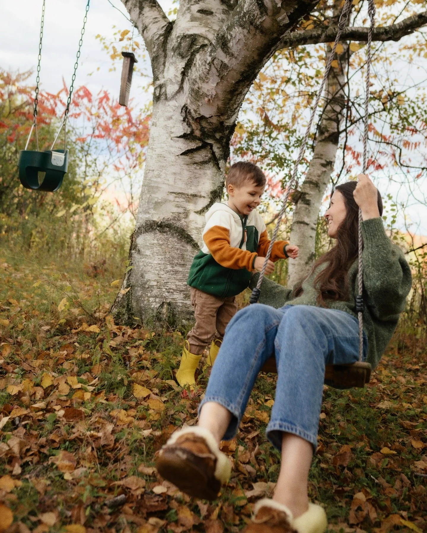 Exploring their orchard, feeding chickens, and baking muffins at home. A quiet afternoon spent together 🤍

&mdash;

storytelling photographer, motherhood photographer, family documentary photographer, toronto motherhood photographer, oshawa family p