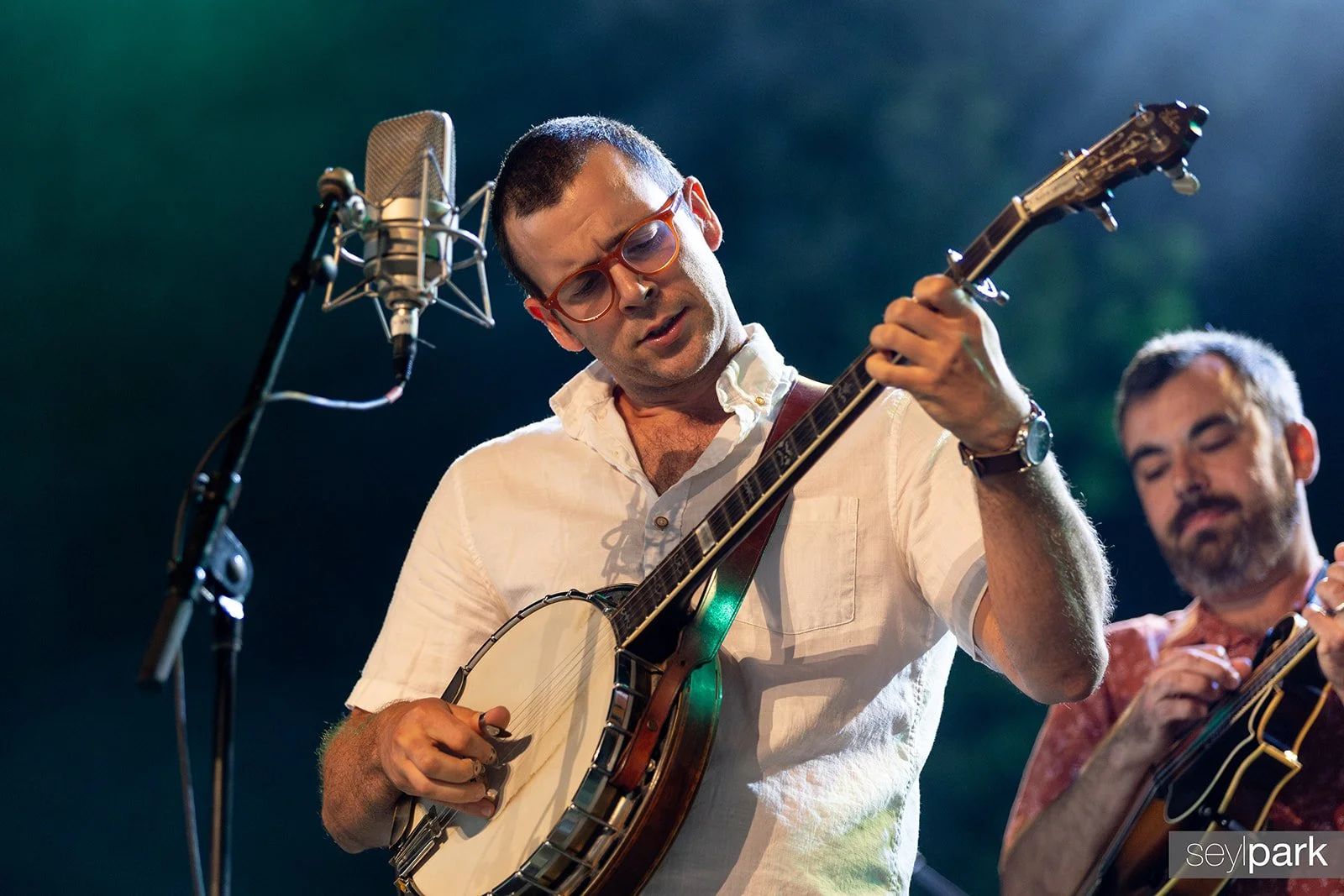 Bennett Sullivan playing banjo