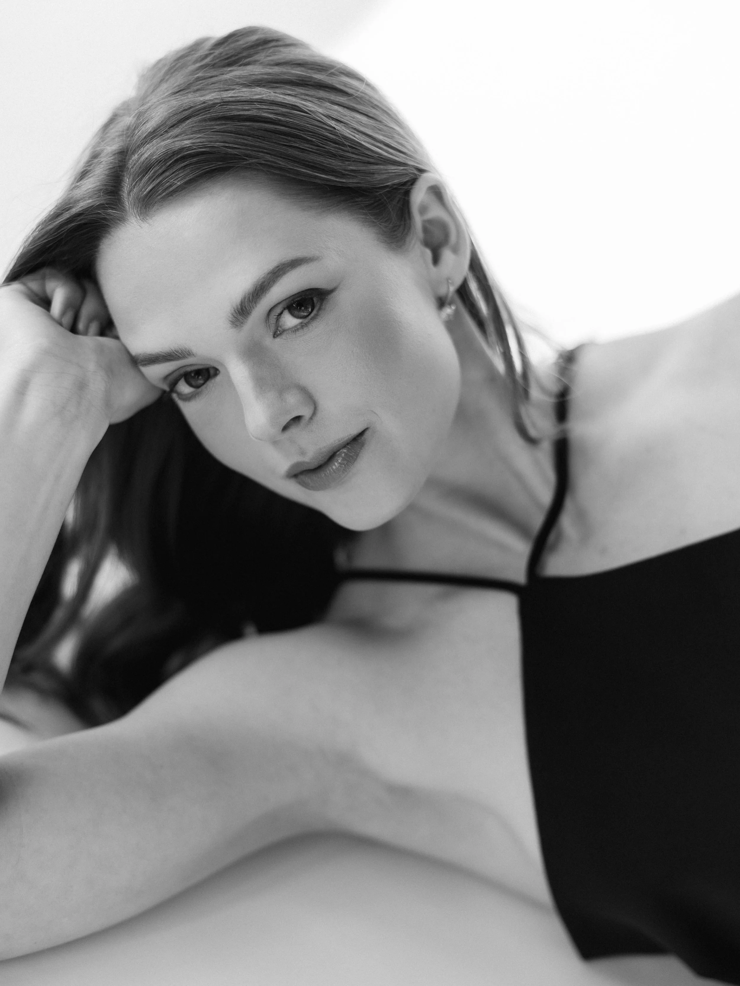 Abby. Portfolio session. BW. April 2025
