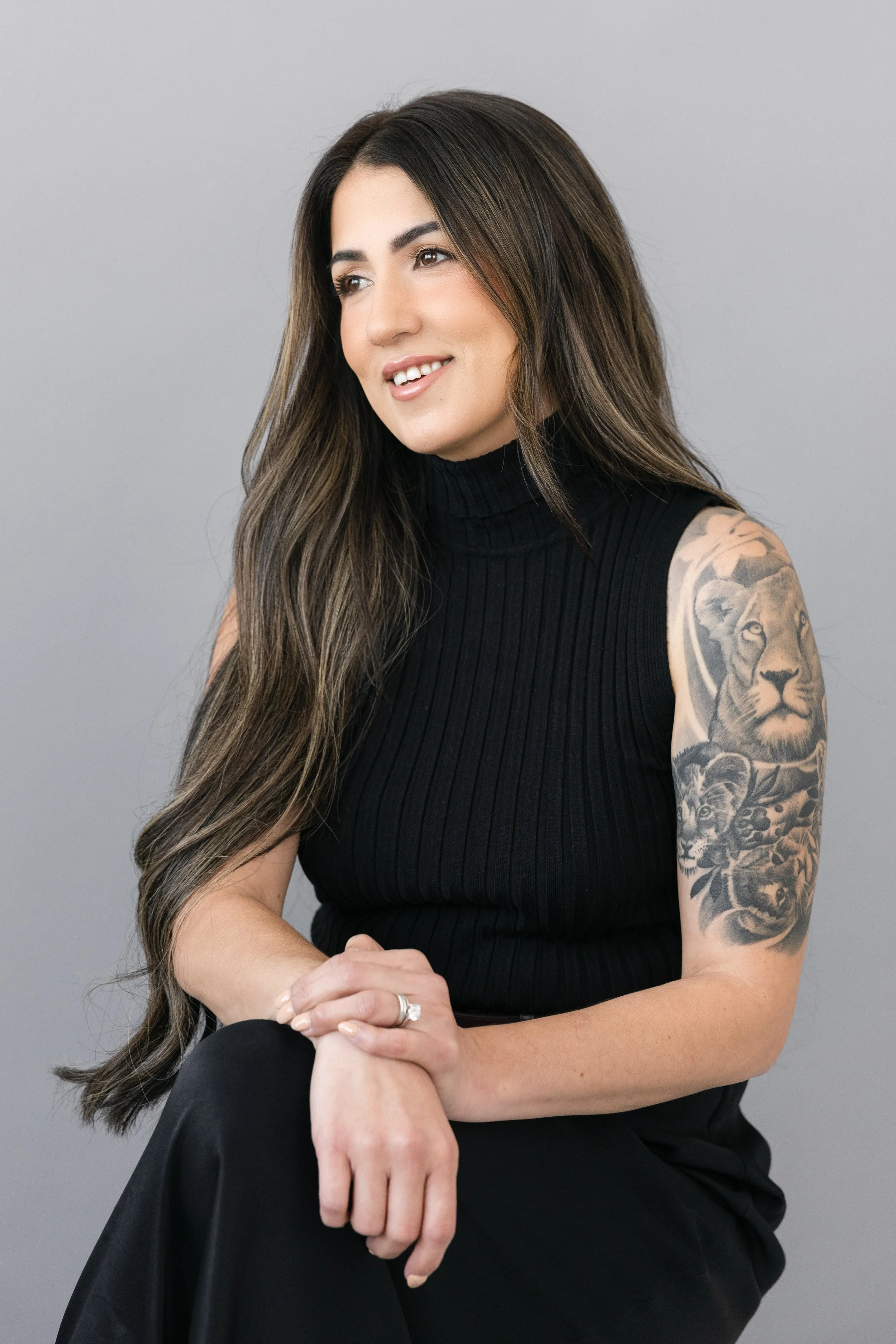 Effortless portrait in a traverse city portrait photography studio