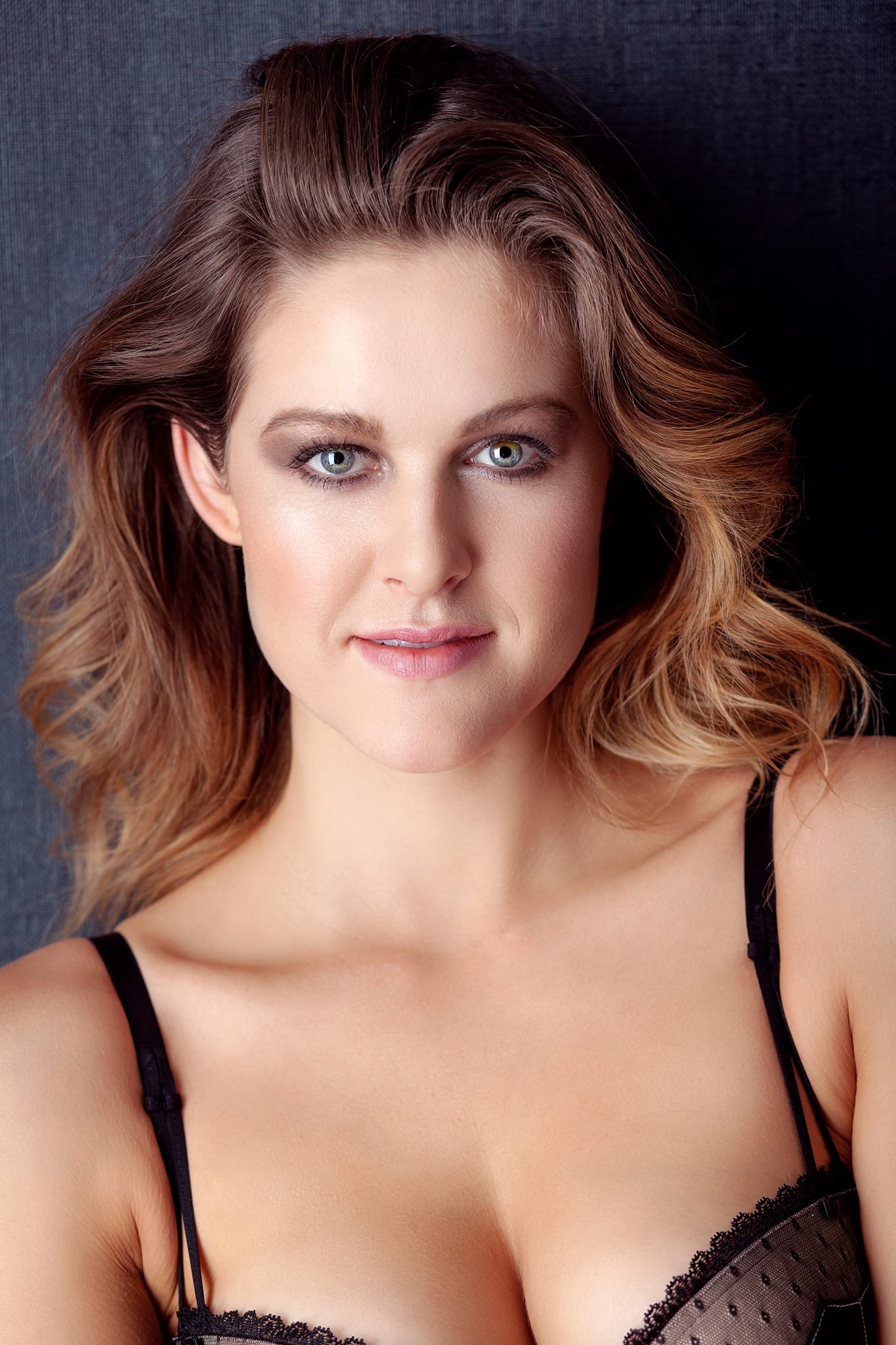 Female model for lingerie brand - house of 301 photography studio in traverse city michigan