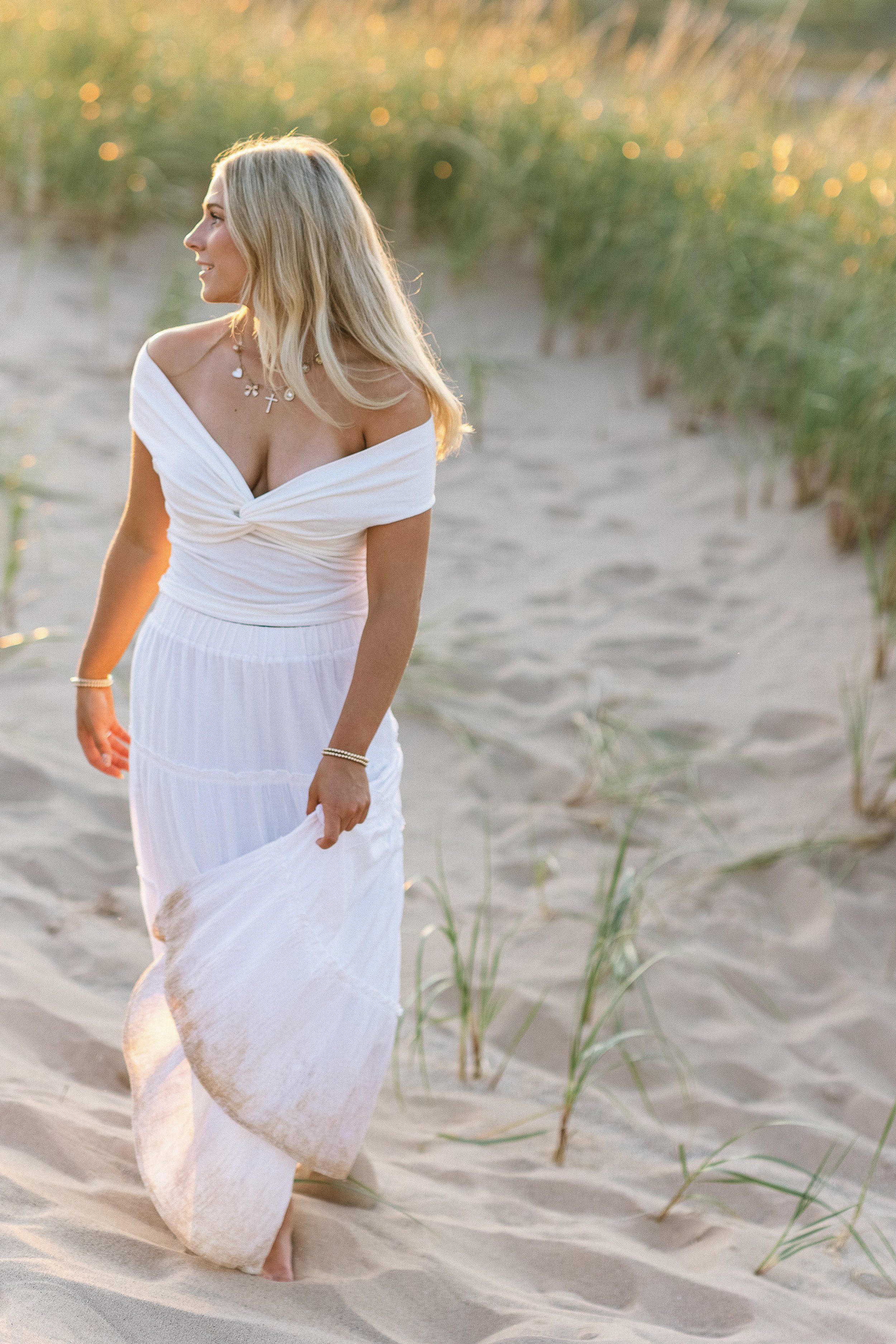 Senior portrait session in traverse city michigan