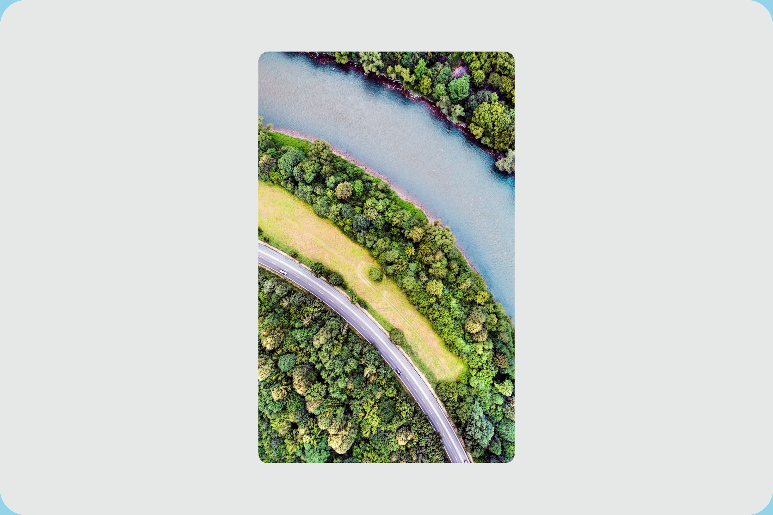 A River, Briefly Parallel to an Eight-Lane Super Highway