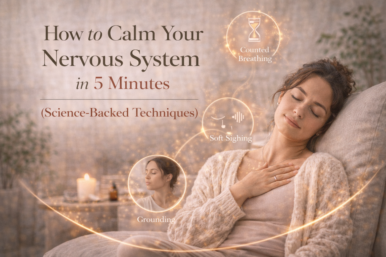 How to Calm Your Nervous System in 5 Minutes (Science-Backed Techniques)