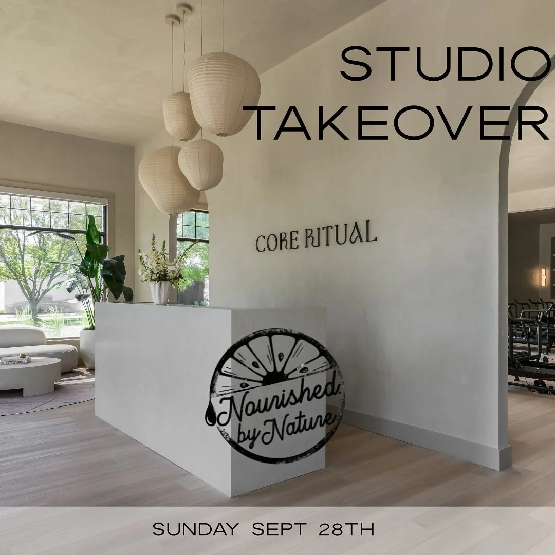 ✨ Join us this Sunday, September 28th for a special studio takeover with our friends at Nourished by Nature!

🌿 Take class and you&rsquo;ll automatically be entered to win a Nourished by Nature gift card.
Plus&mdash;everyone will receive a special g