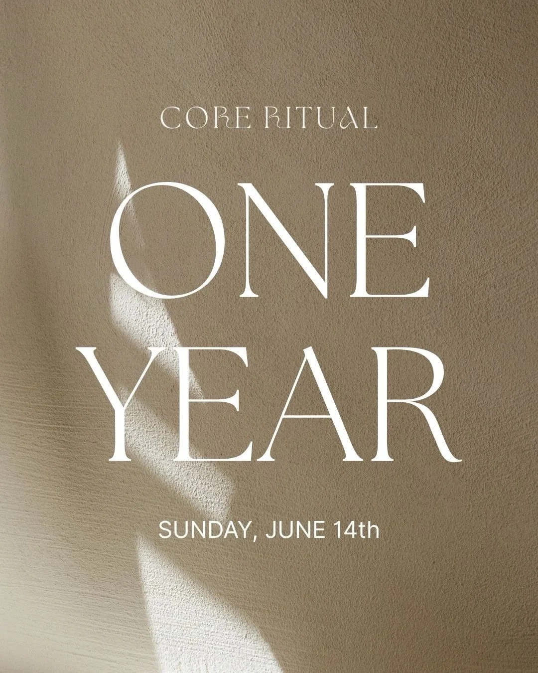 One year ago, Core Ritual opened its doors with a vision to create more than just a workout &mdash; a space to move with purpose, reconnect with yourself, and build community.

What started as an idea has grown into something bigger than we could hav