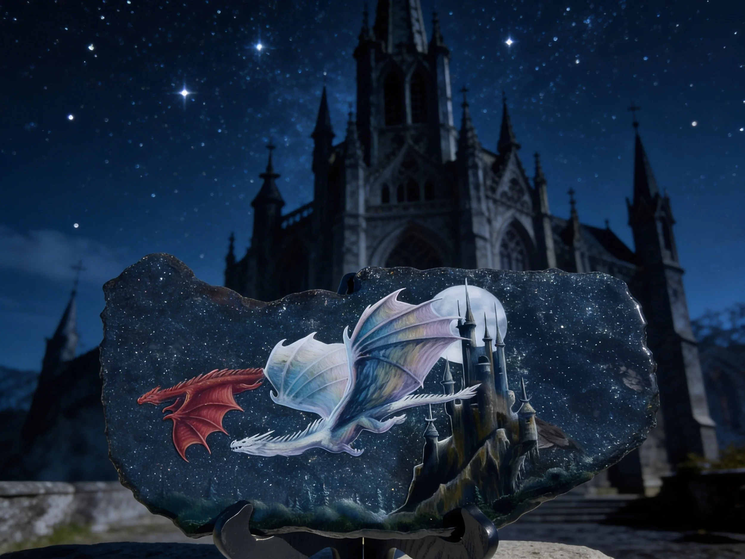 Midevil Dragons on Spectralite
