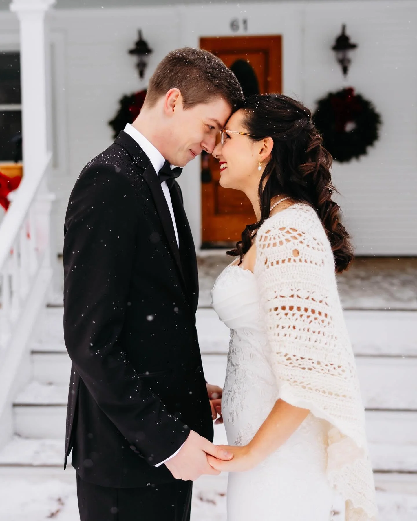 Thomas &amp; Aiyana✨❄️

I took a trip to Belmont Vermont to capture this lovely couples wedding yesterday. 
The weather consisted of sunshine, snow flurries and overcast skies all within 10 minutes sometimes. 
It was a pleasure working with this coup