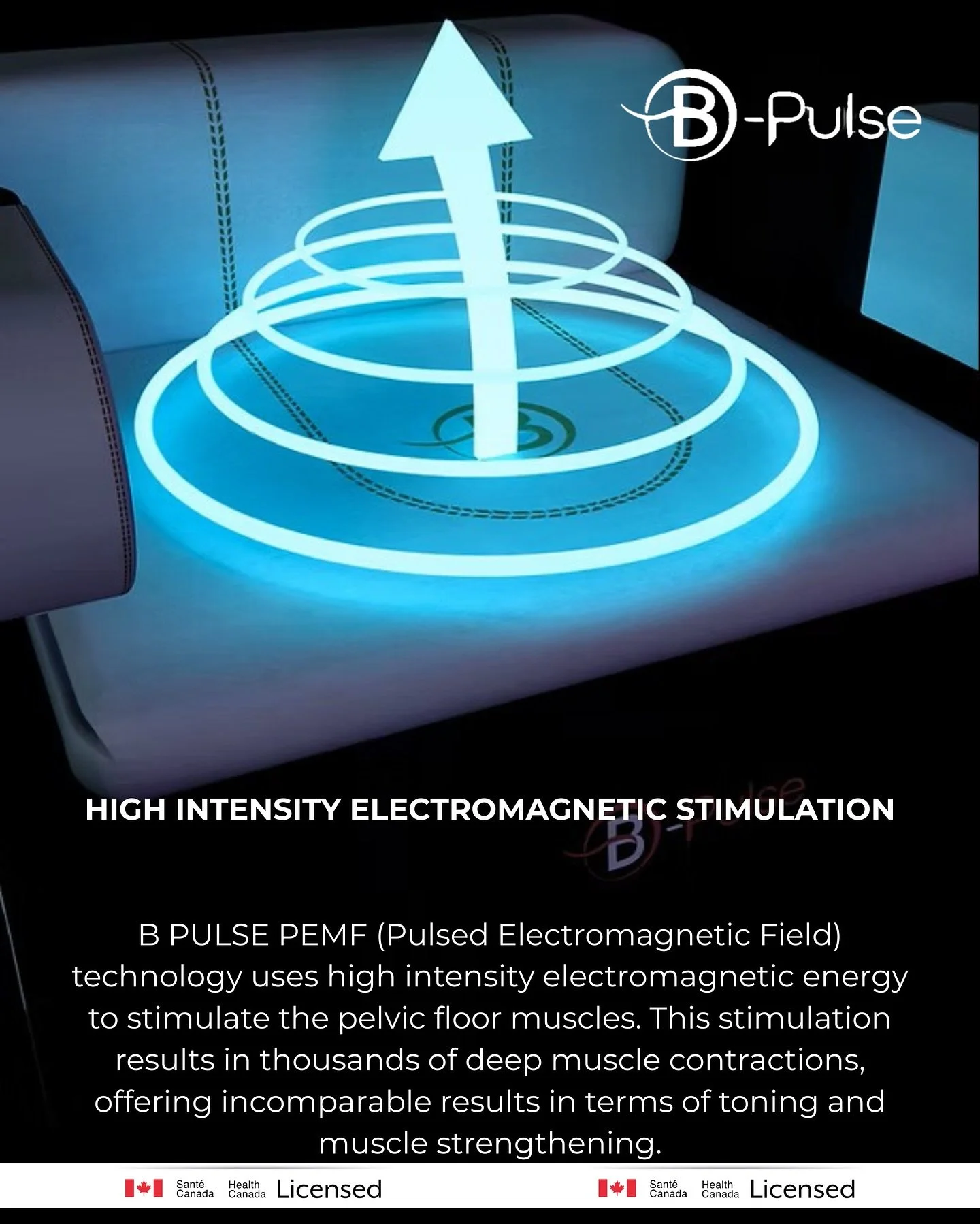 ✨BPulse Pelvic Floor Therapy Chair ✨
A non-invasive, comfortable treatment designed to strengthen pelvic floor muscles, improve core stability, and support bladder health. 
All you have to do is sit back, relax, and let the chair do the work. 
💡 D