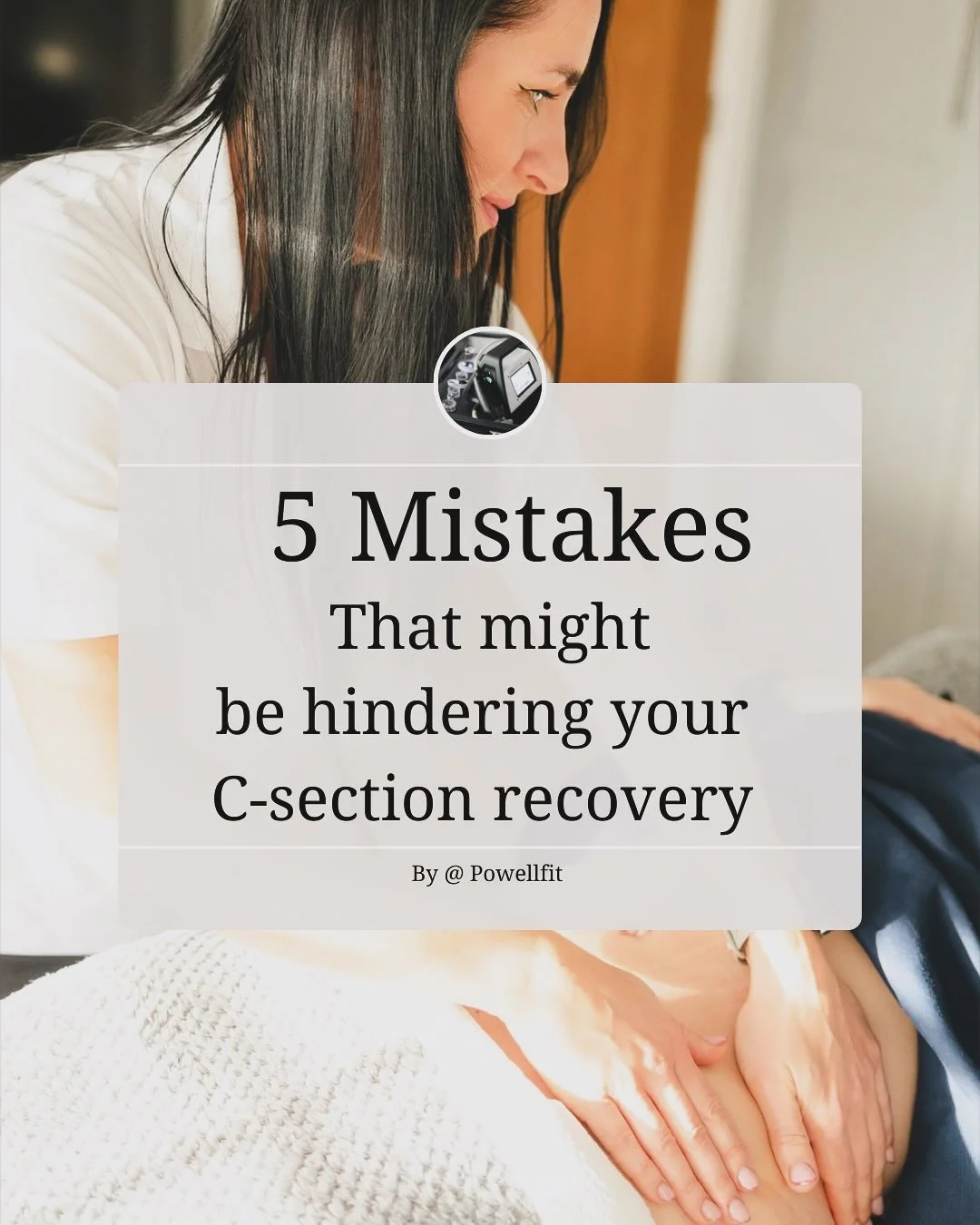 What can be hindering your C-section recovery?
✨ 5 common mistakes you might be making ✨

👇 Here are 5 common mistakes that can slow C-section healing:

1️⃣ Avoiding or ignoring your scar
Physical and emotional avoidance can lead to tightness, numbn