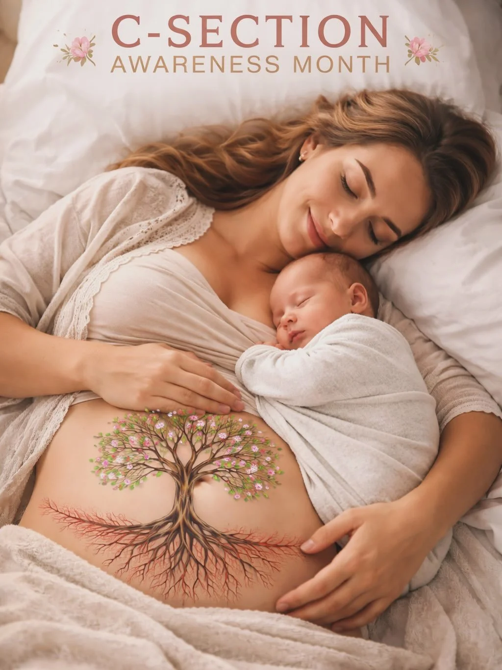 It&rsquo;s C-SECTION AWARENESS MONTH- so let&rsquo;s celebrate all the resilient and strong C-section mums who might not chose this path but still walked it - be proud of what your body went through- Your Scar is a miracle of life ❤️ 

Simi, your C-s