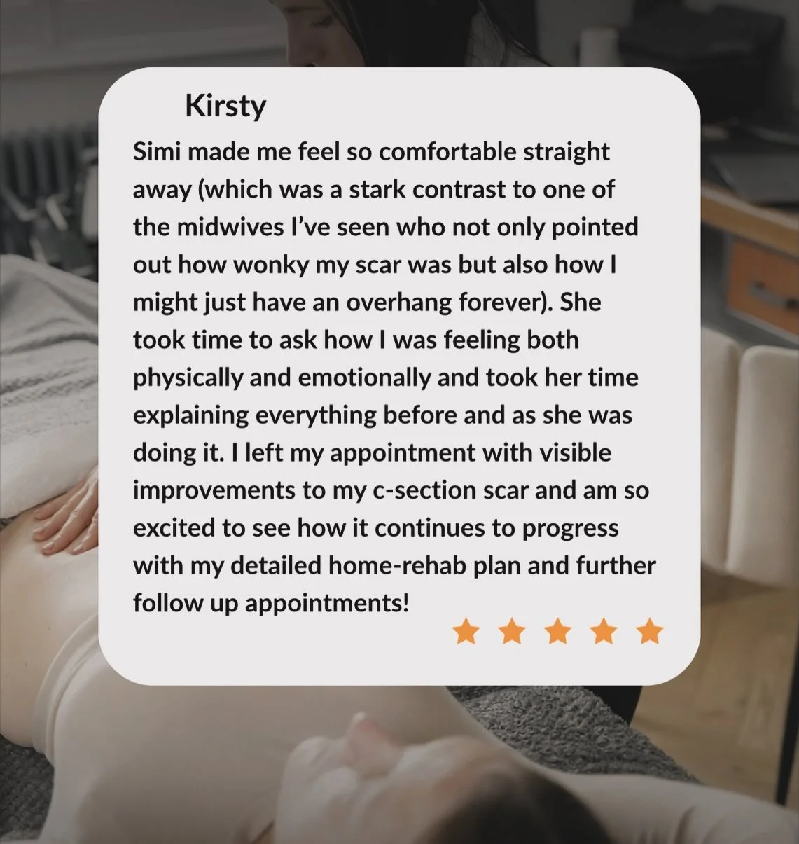 Client testimonials are so powerful when it comes to choosing the right professional for your recovery, because these women placed their trust in me and experienced the journey for themselves&hellip; ✨

I&rsquo;m forever grateful to every mum who tak