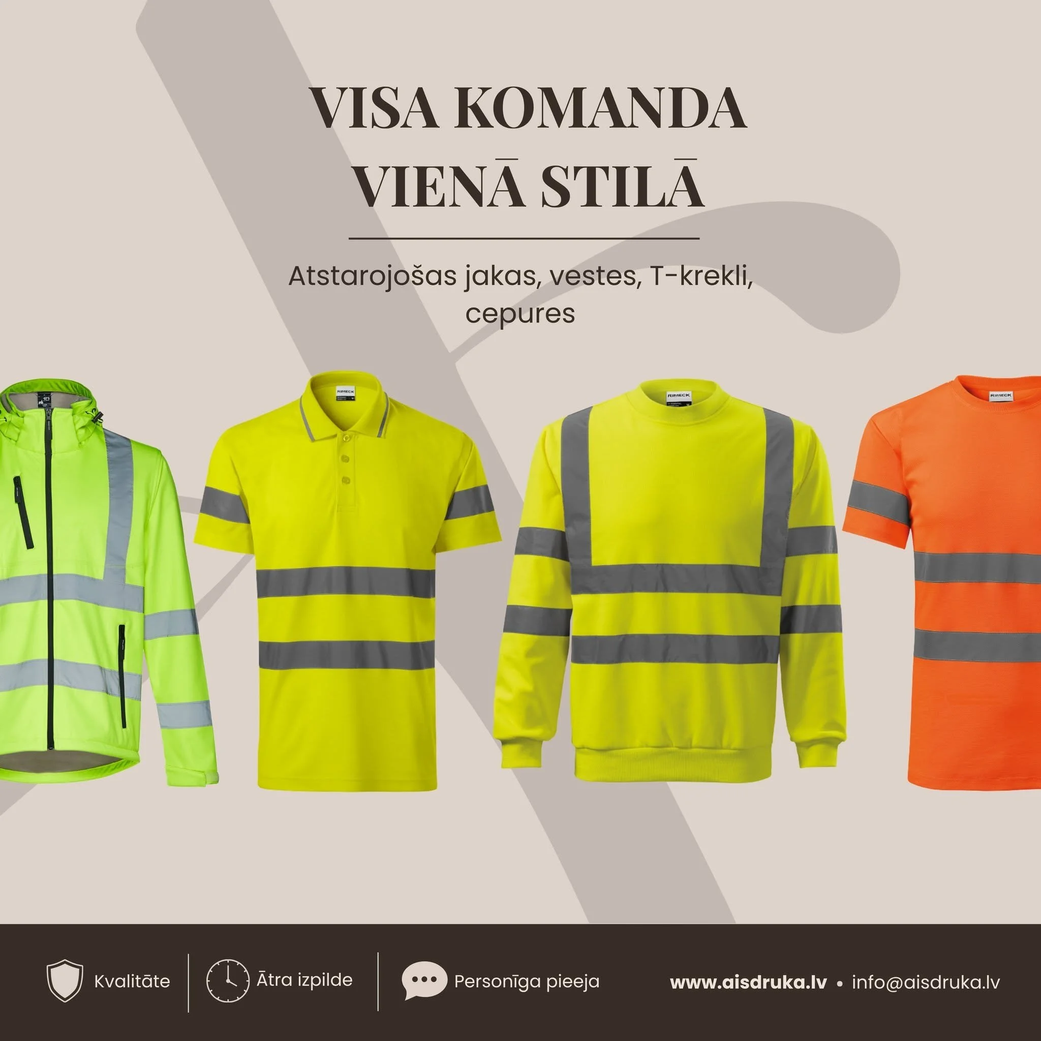Visa komanda vienā stilā!