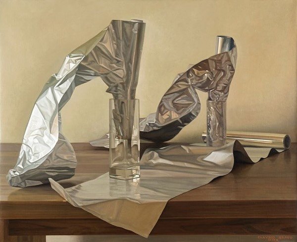 CLAUDIO BRAVO

01 &lsquo;Aluminums (Aluminios)
oil on canvas, 2010

02 &lsquo;Piedras y Papel&rsquo;
oil on canvas, 1967

03 &lsquo;Paquete&rsquo; 
oil crayon on paper laid down on board, 1966

04 &lsquo;Red Paper&rsquo;
oil on canvas, 2005

05 &lsqu