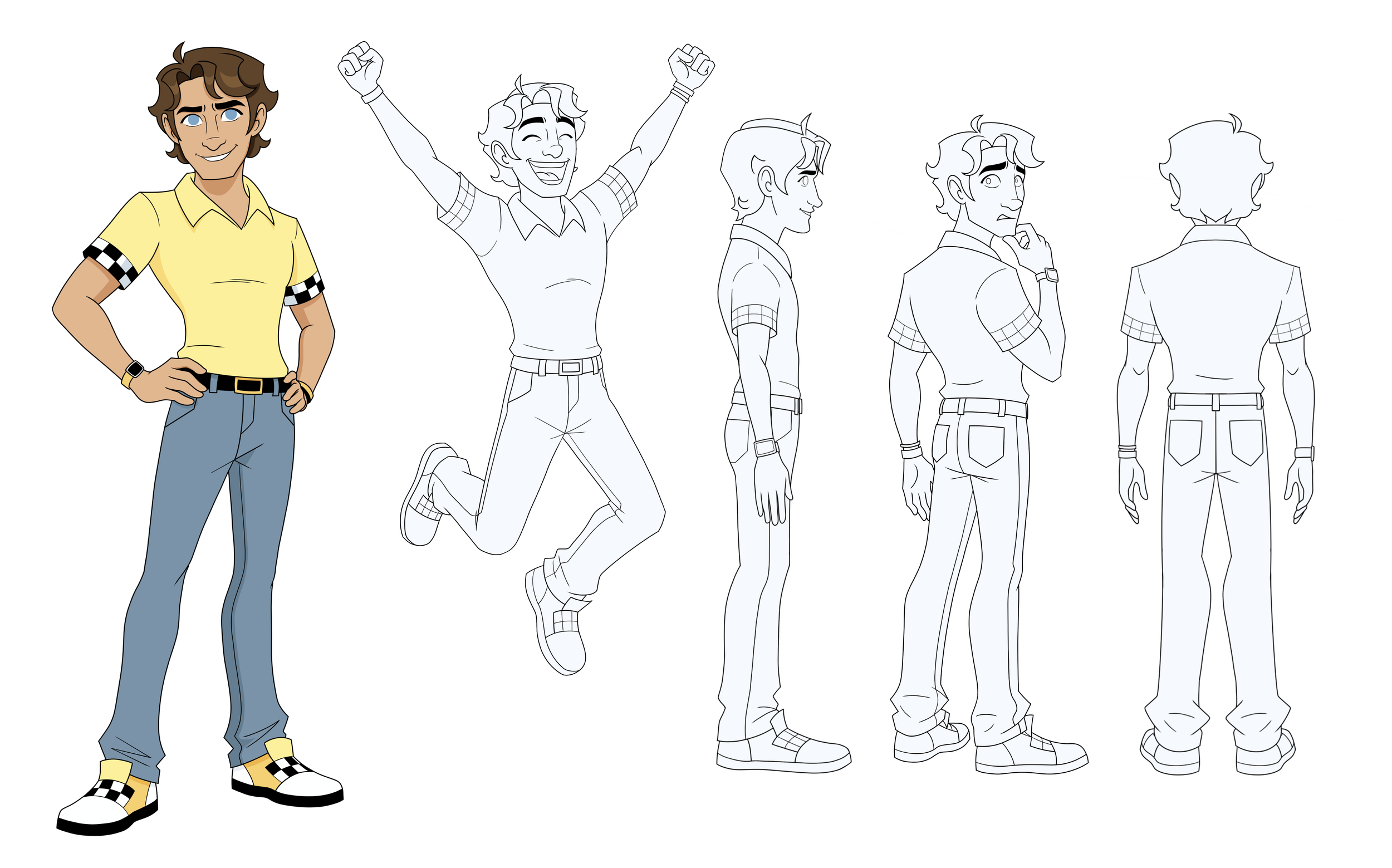 TaxiAlex_Poses_PartialTurnaround.png