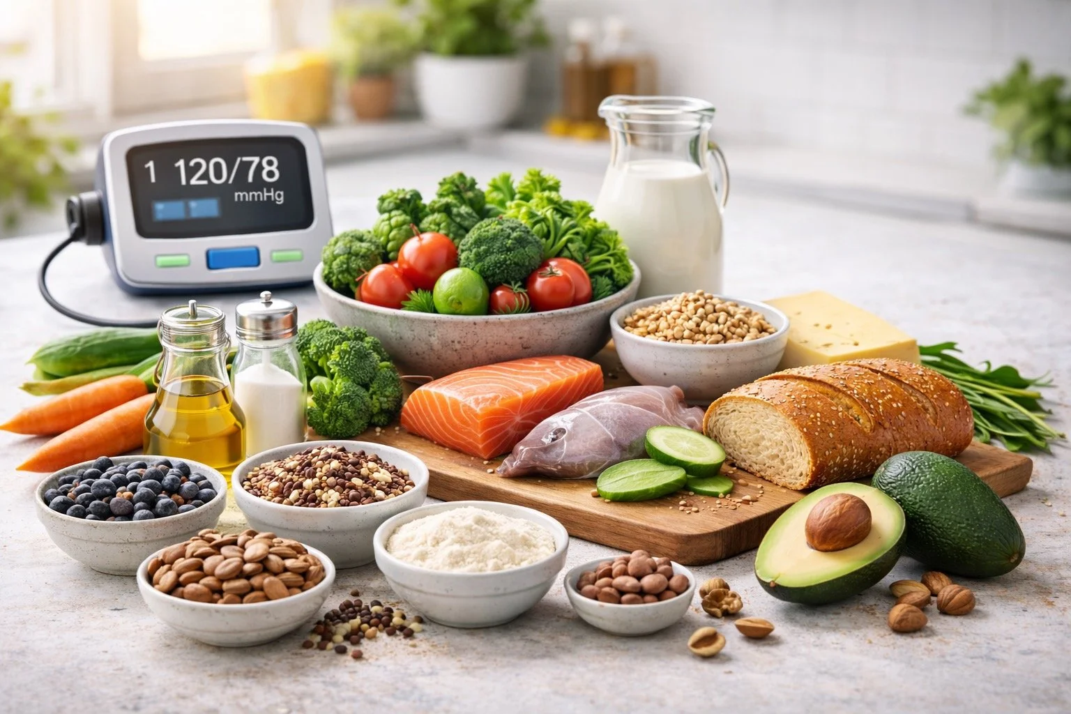 Dieta DASH: guía completa basada en evidencia para reducir la presión arterial y proteger el corazón