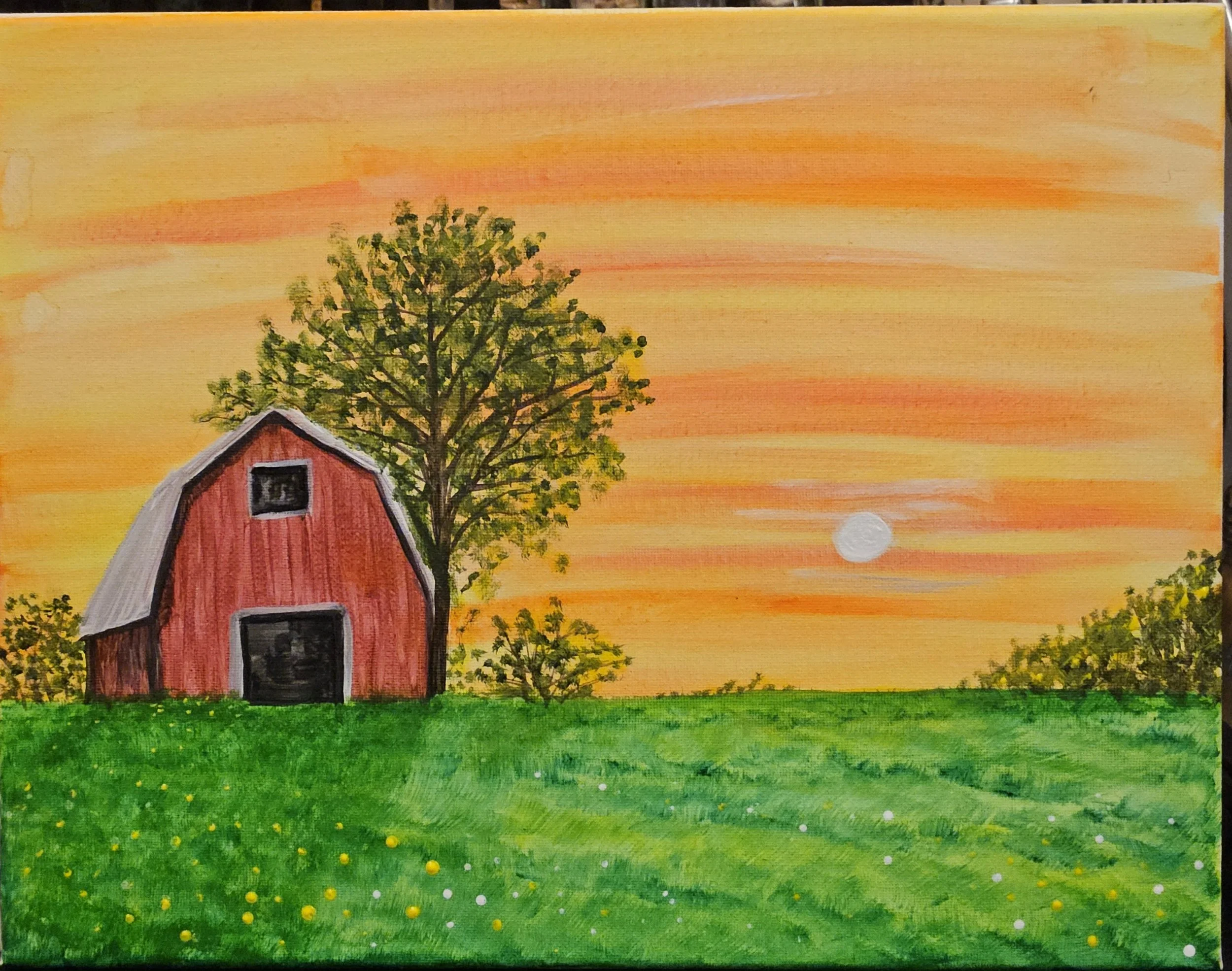 Red Barn in Springtime!                         (and a FUNdraiser!)