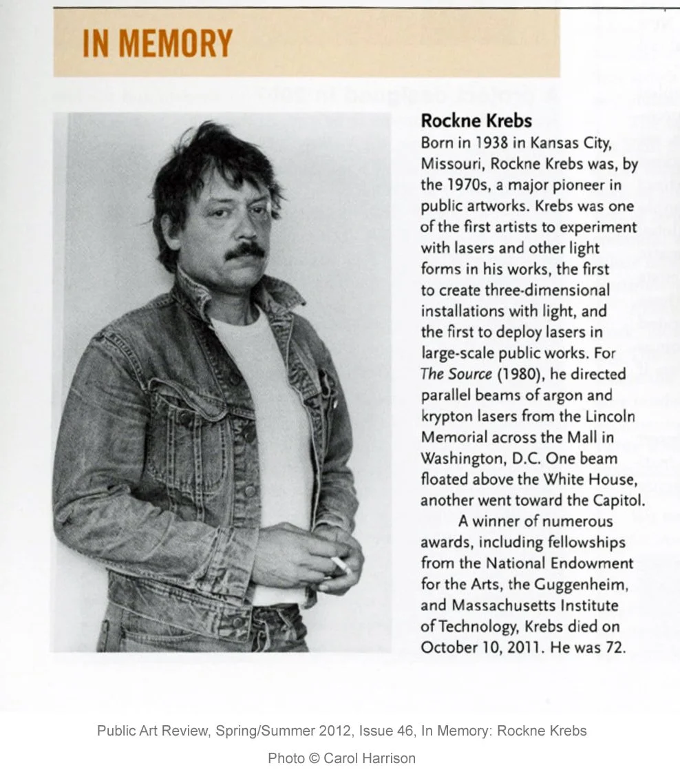 Rockne Krebs: Lasers and Candle Smoke
