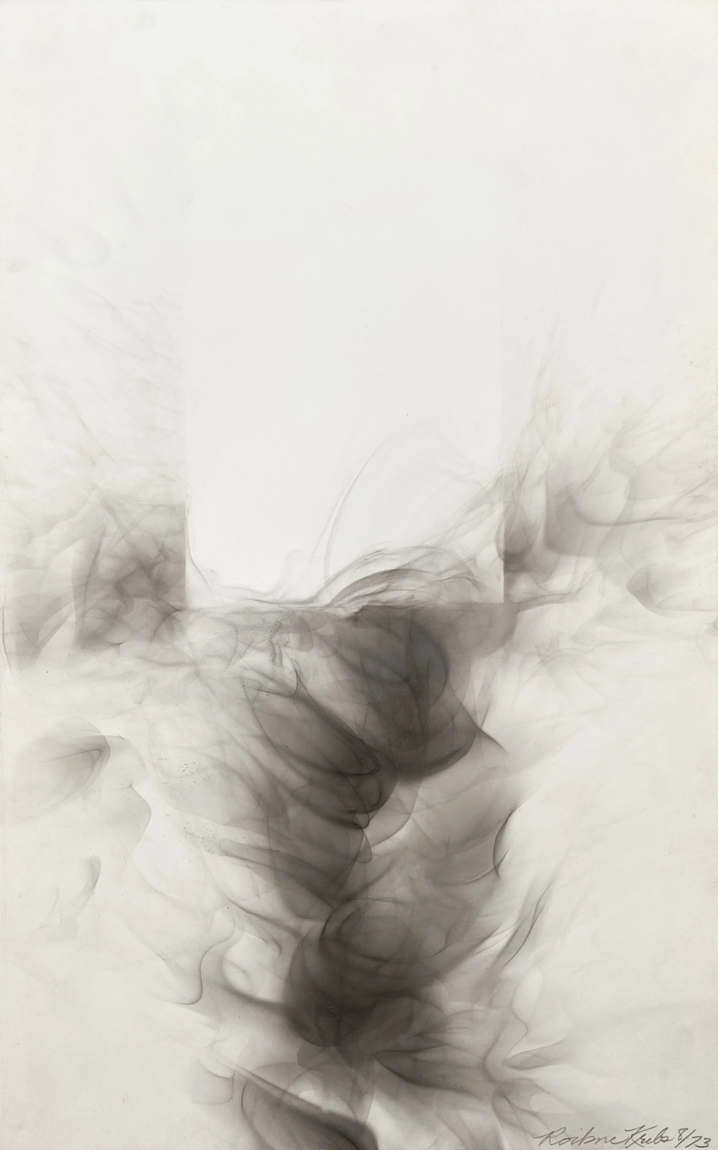 Smoke Drawing Series, Washington, DC, summer 1973 / Code Purple, Washington, DC, summer 2023