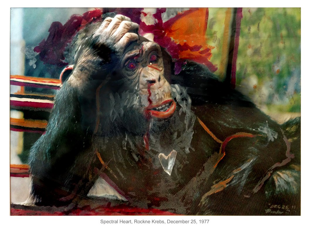 5) Krebs obviously wasn’t feeling so well last Christmas, and with this piece exposes something of his personal life, touched with irony and humor. Yet the point is not simply anecdotal.
Krebs the artist as well as Krebs the person identifies strong