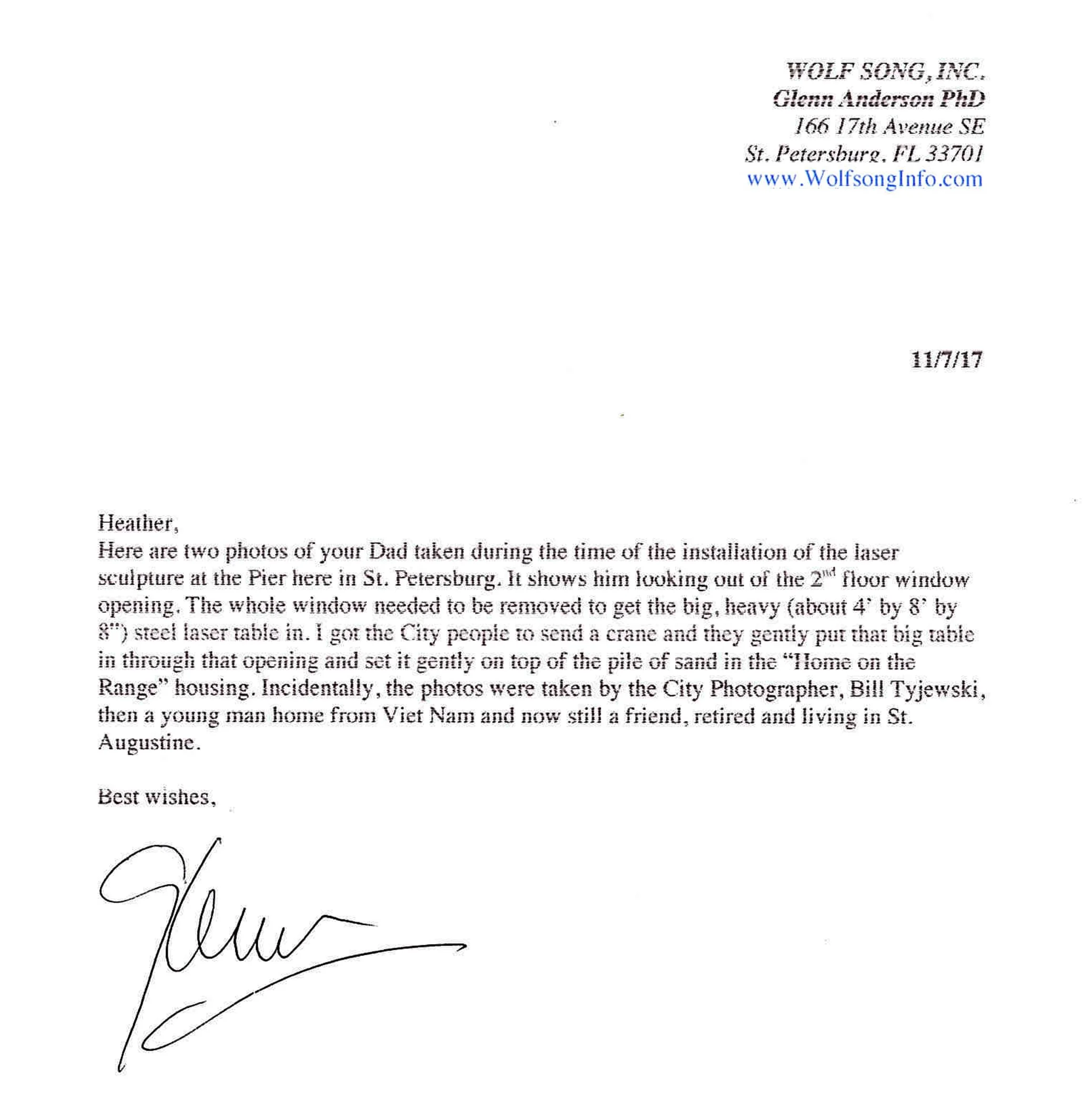 1975 RK in St. Pete Photo Info.277.G Anderson letter.use.jpg