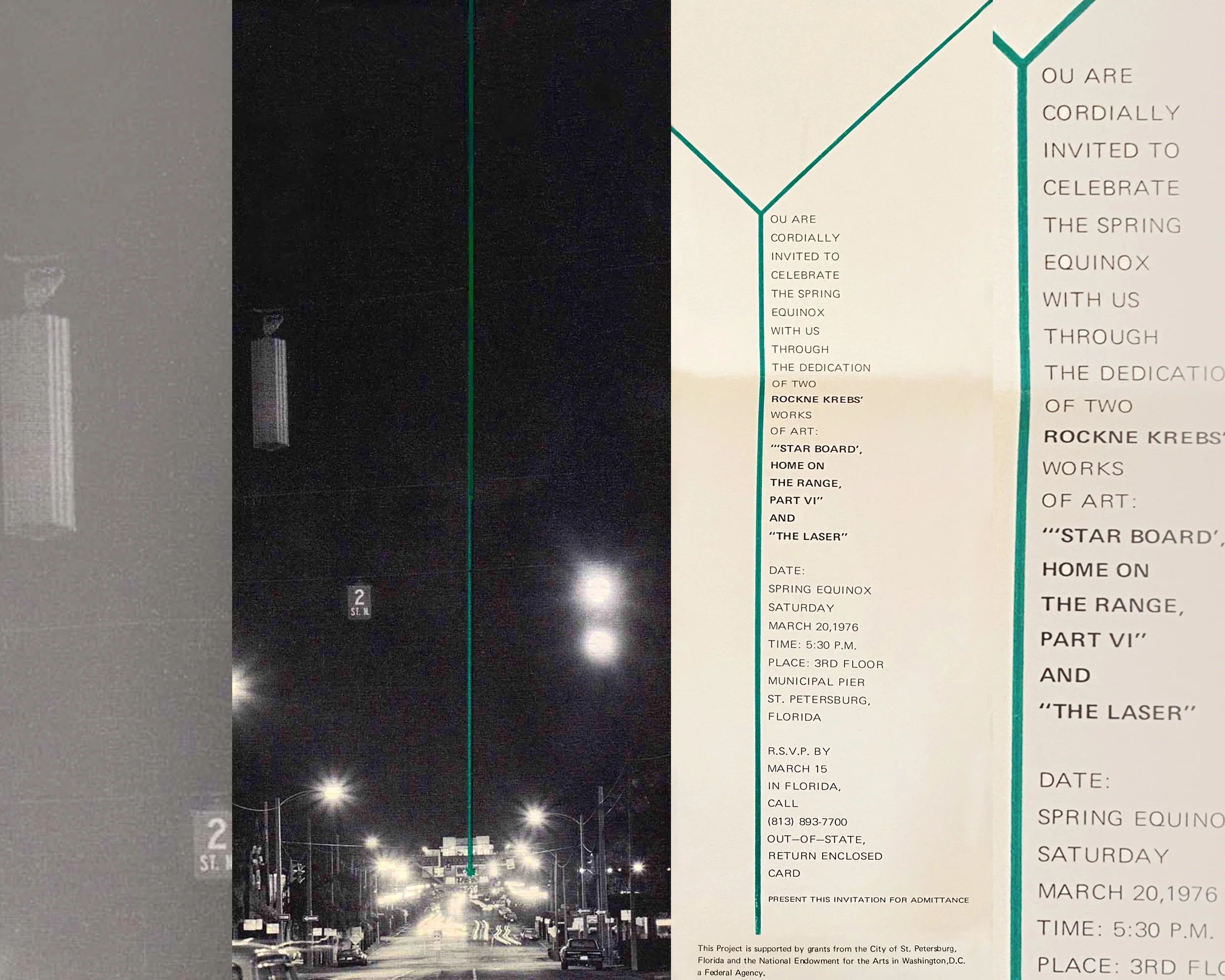 But also, if you remember the opening was on the Equinox, the spring Equinox. And on that day, the sun would actually set right down Second Avenue. In other words, if you looked at the Pier, you saw that Second Avenue and Second Avenue ran all the wa