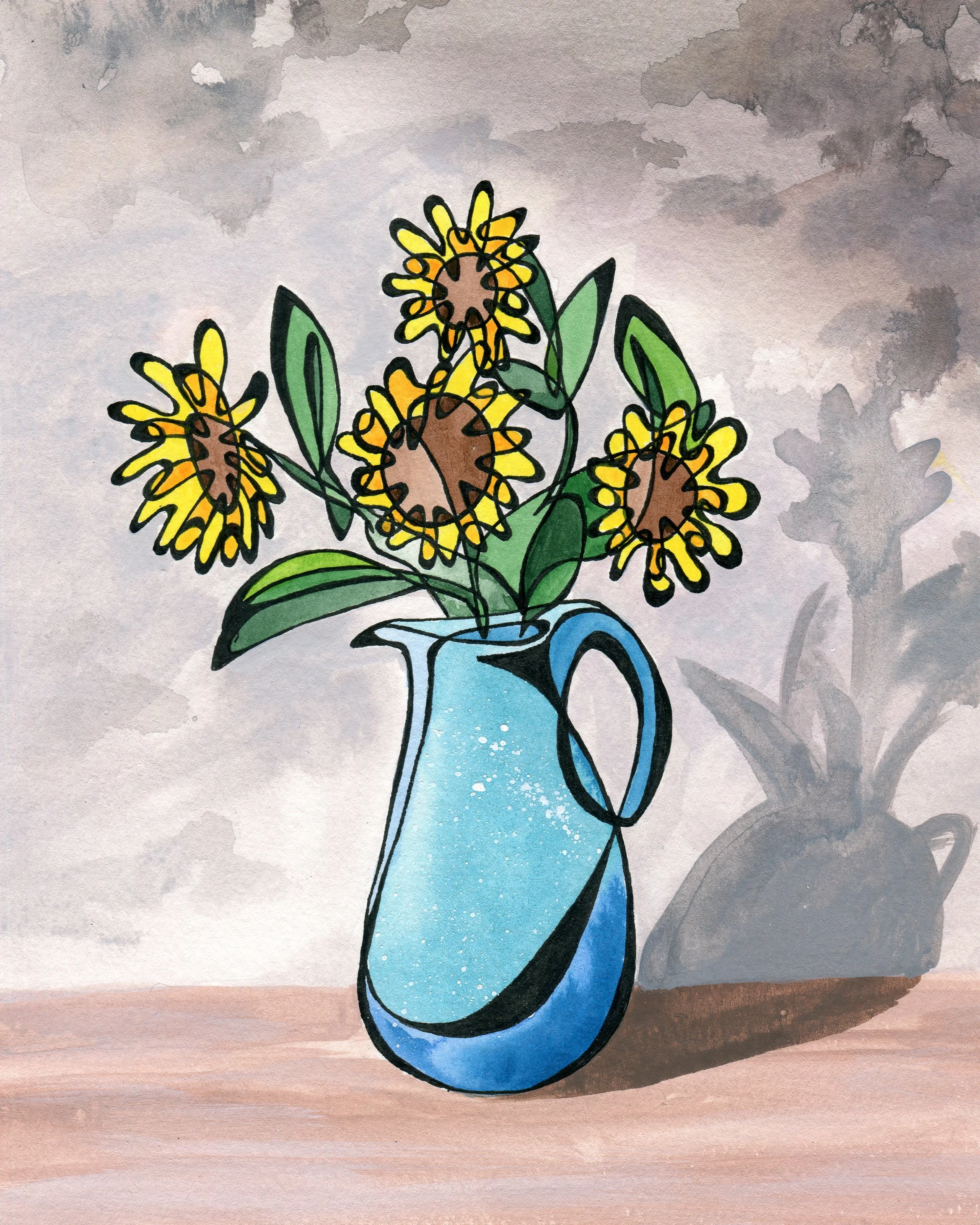 Sunflowers in a Vase.jpg
