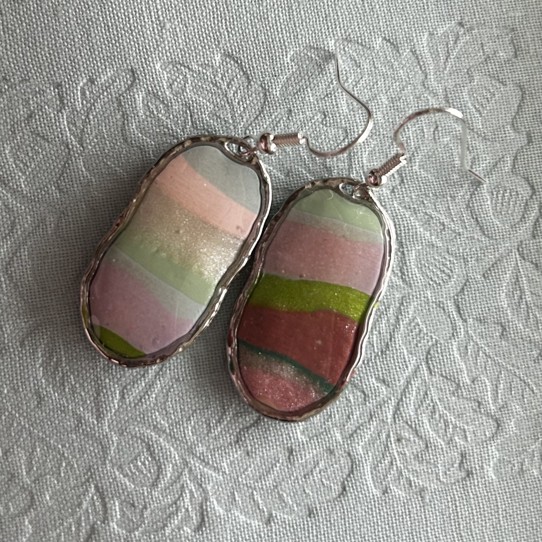 color stripes- medium oval