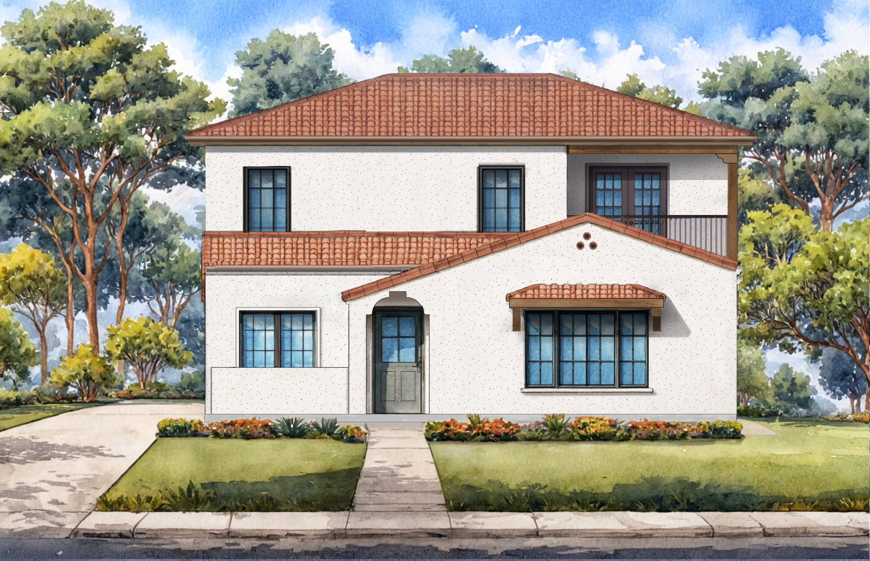 Front elevation of the Figueroa II