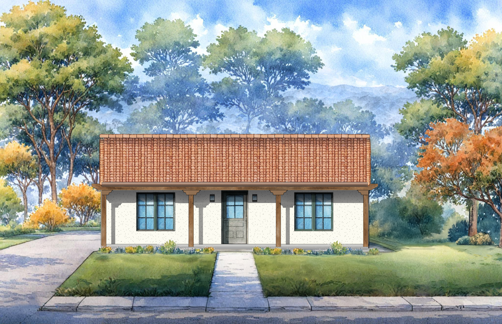 Front elevation of the Monterey I