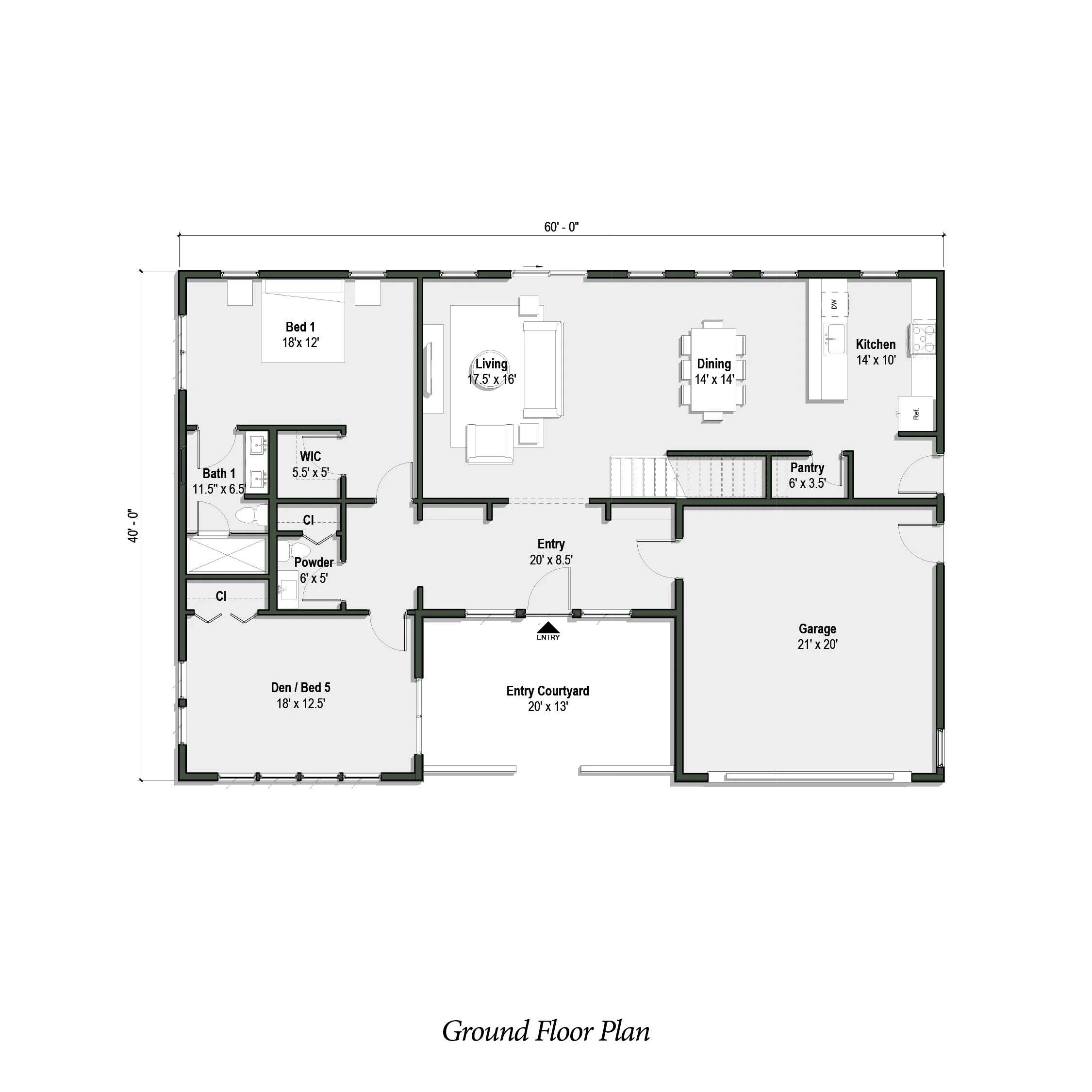 First floor plan of the Kagawa