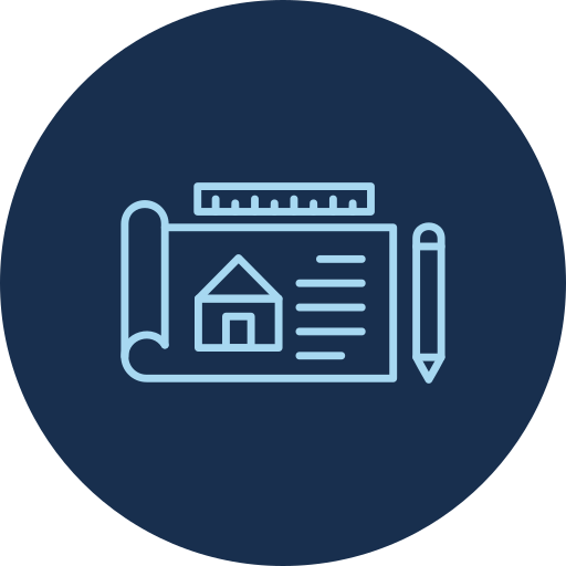 icon image of a home blueprint
