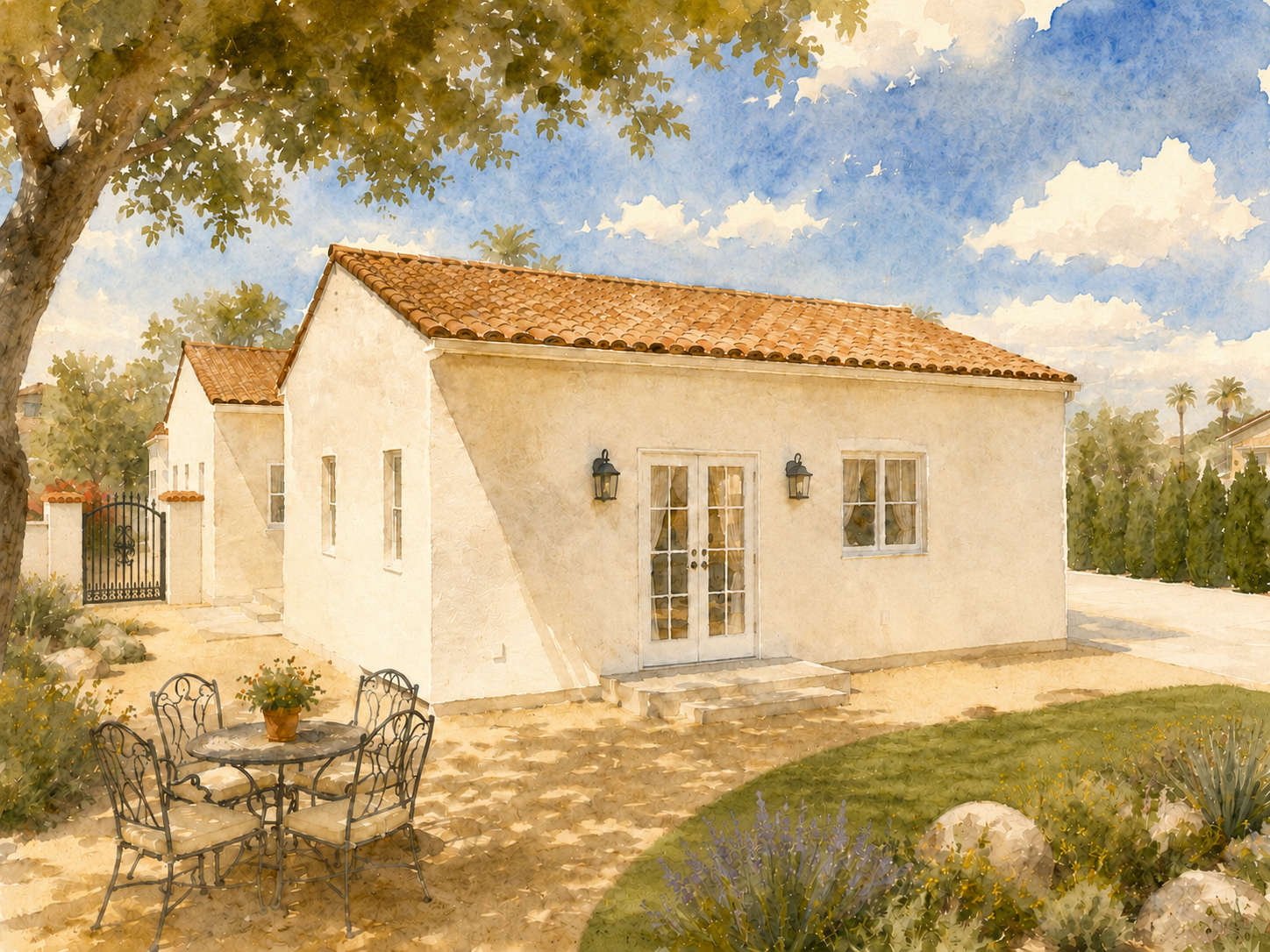 3D view of La Solana - back