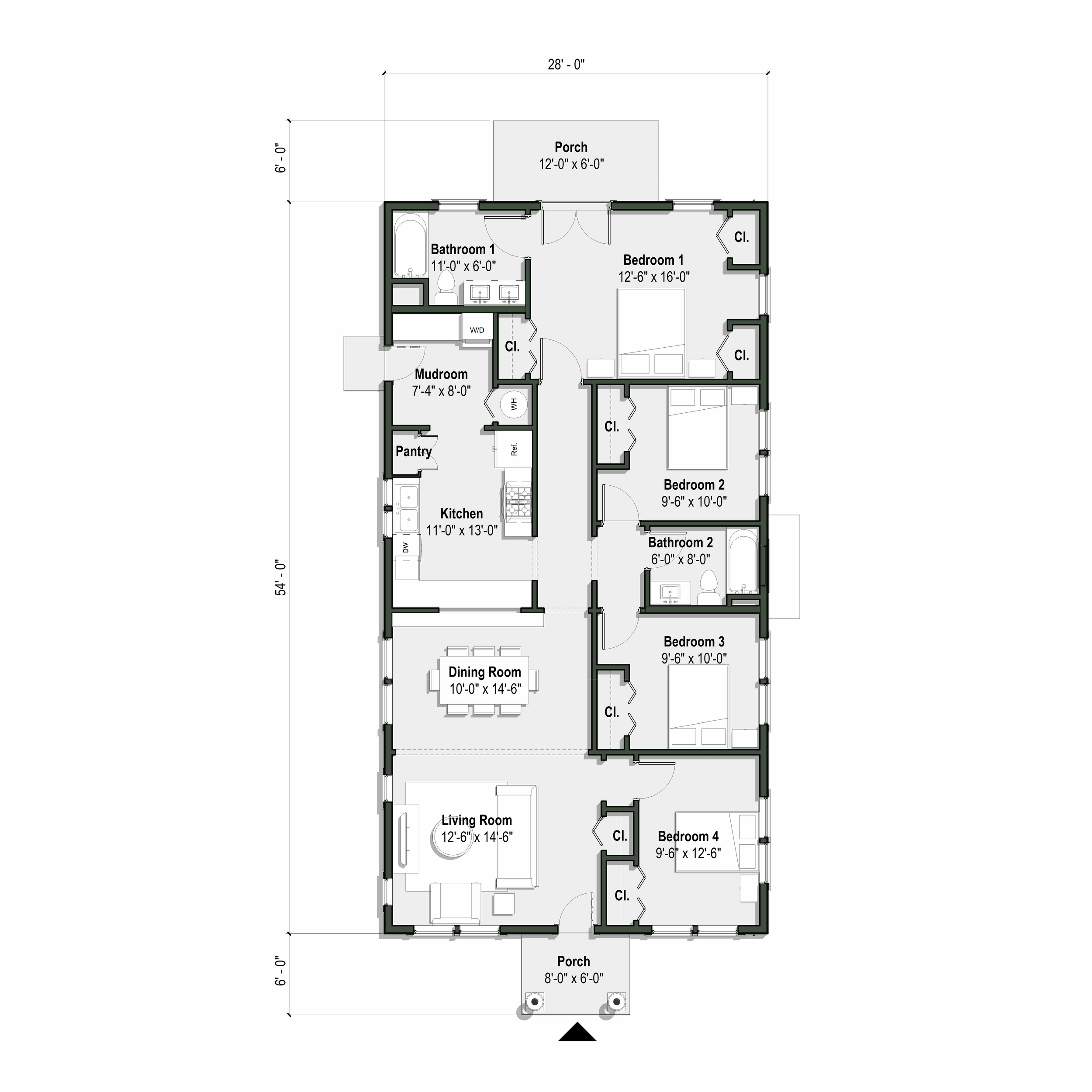 floor plan of The Whitfield