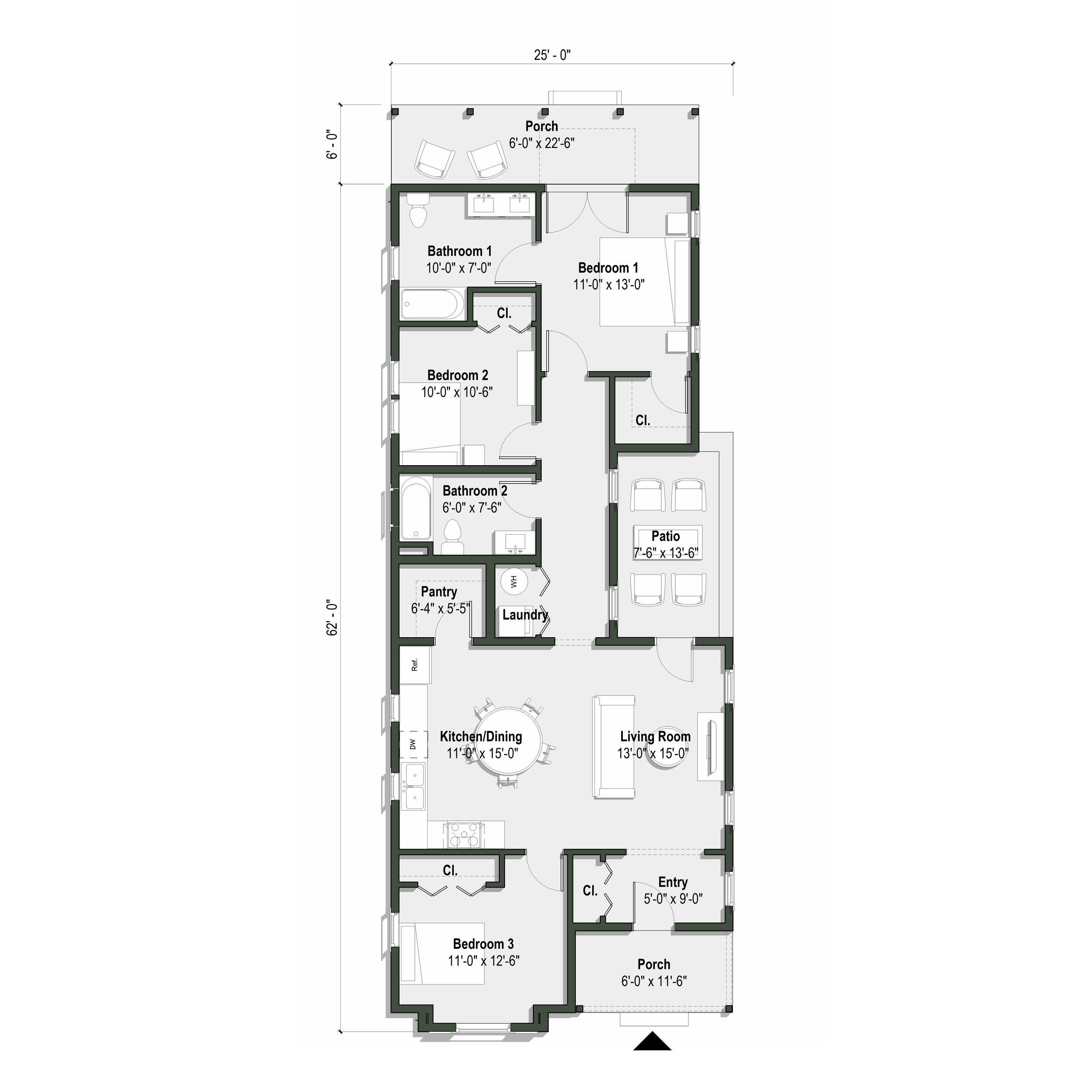 floor plan of The Billy