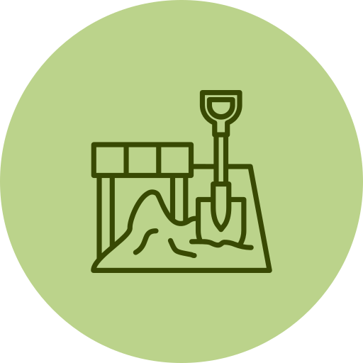 icon image of a construction dig site