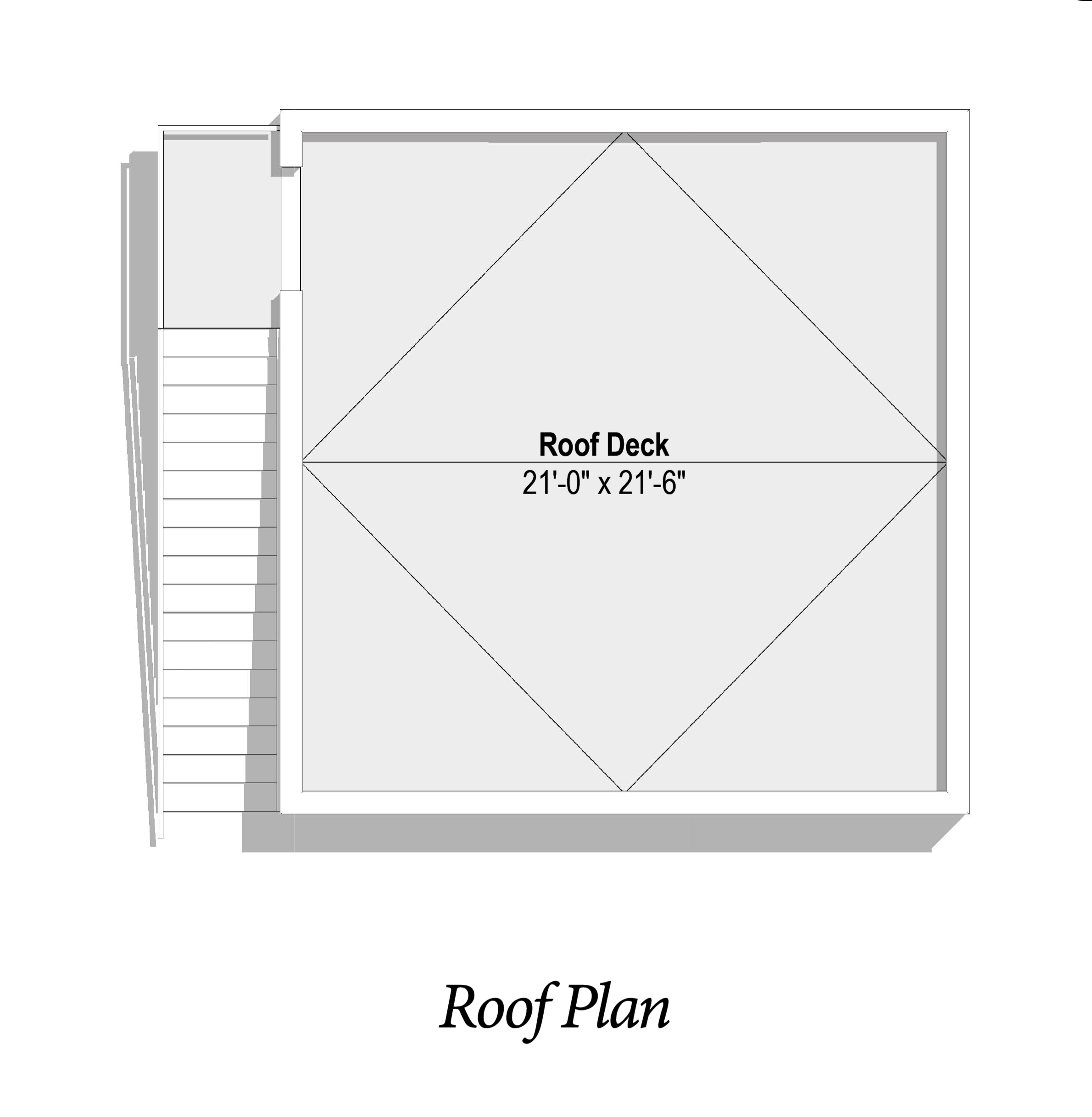 roof plan of El Abuelito II