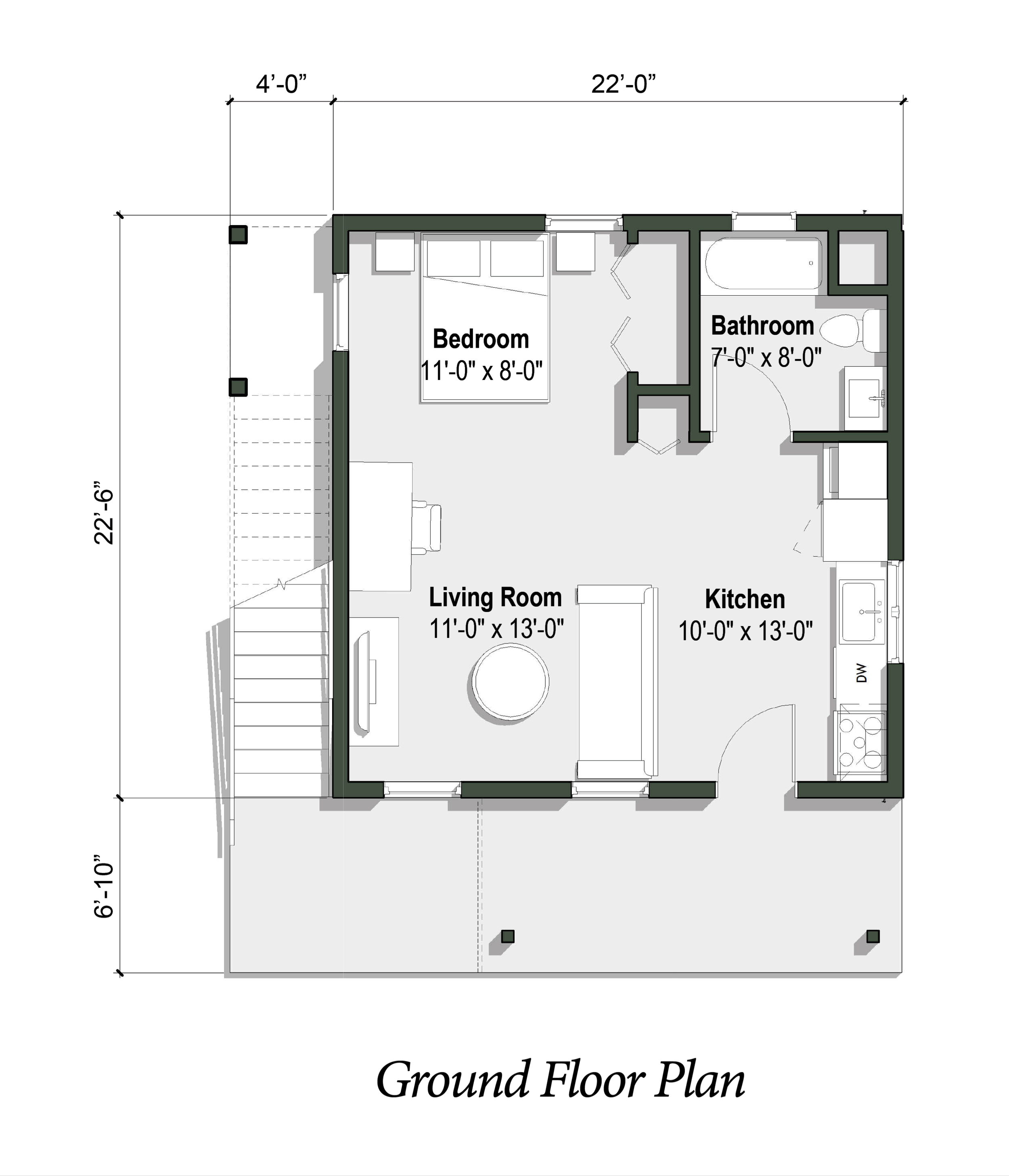 ground floor plan of El Abuelito II