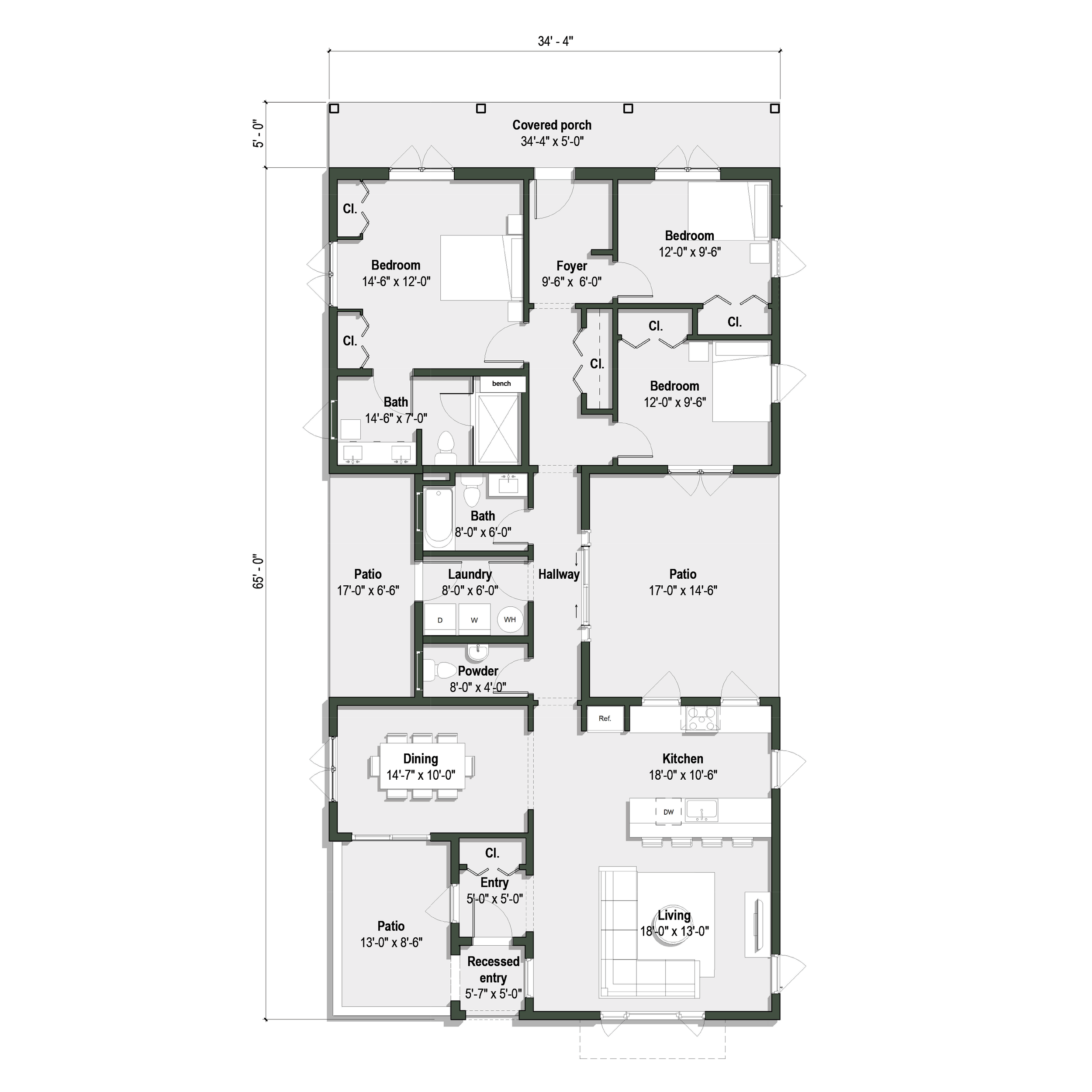 floor plan of the Figueroa I