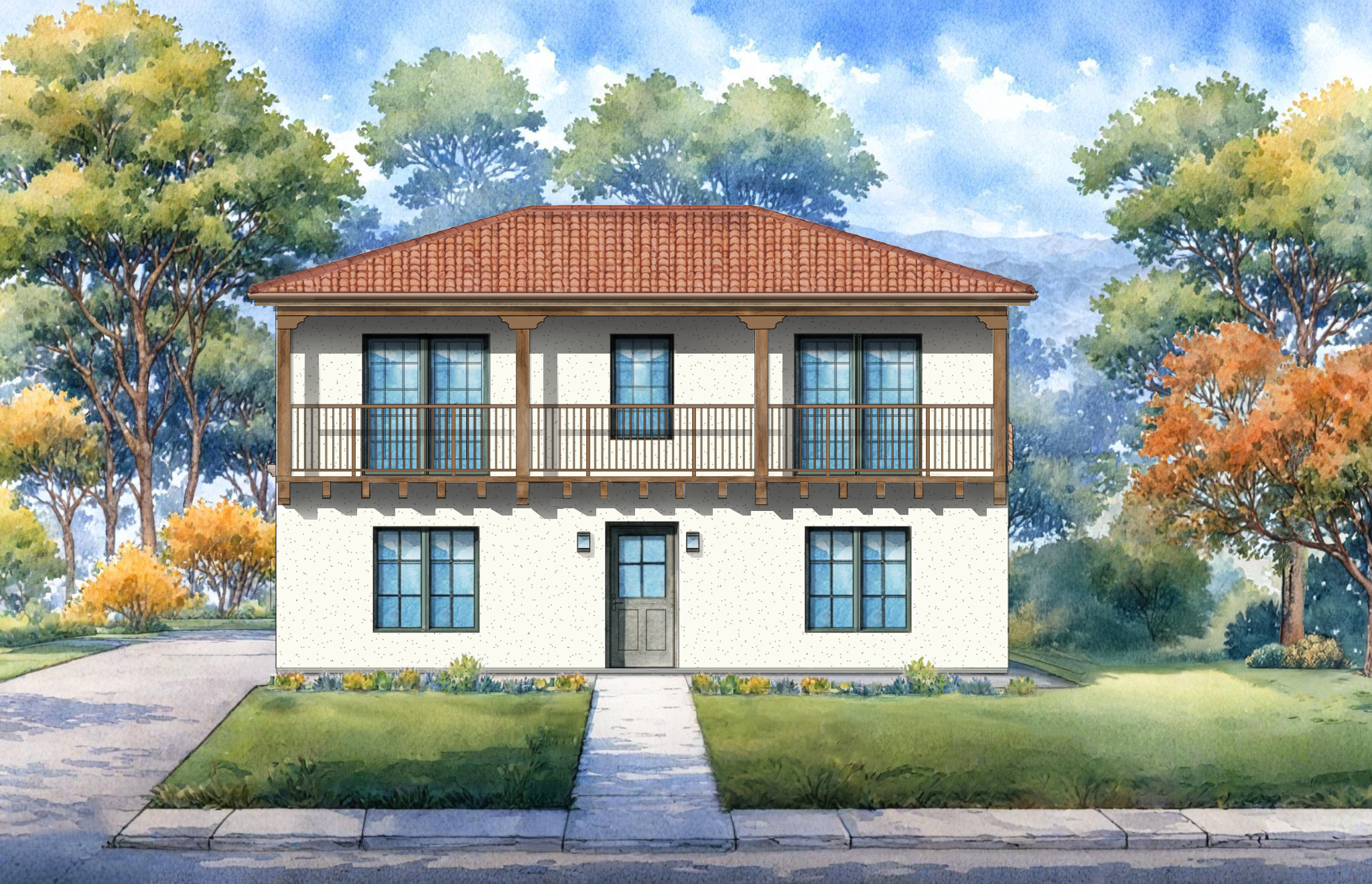 Front elevation of the Monterey II