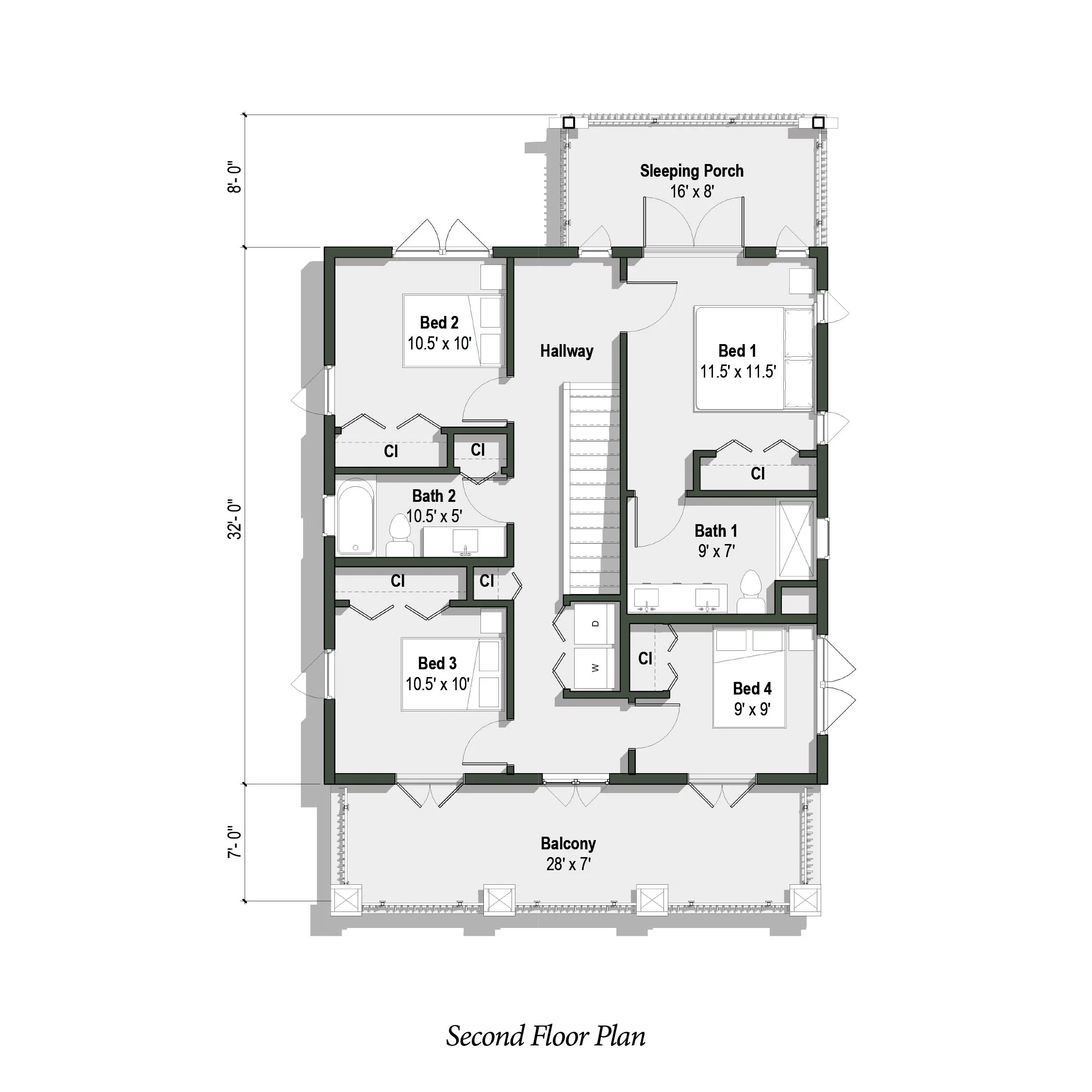 Second floor plan