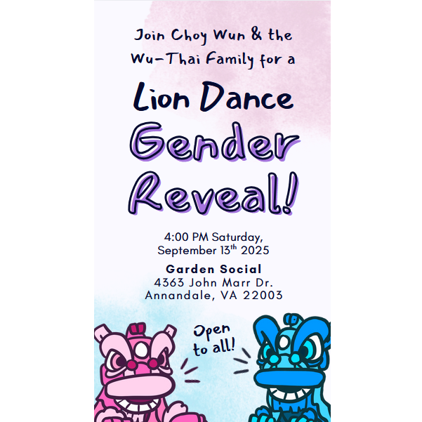 Lion Dance Gender Reveal