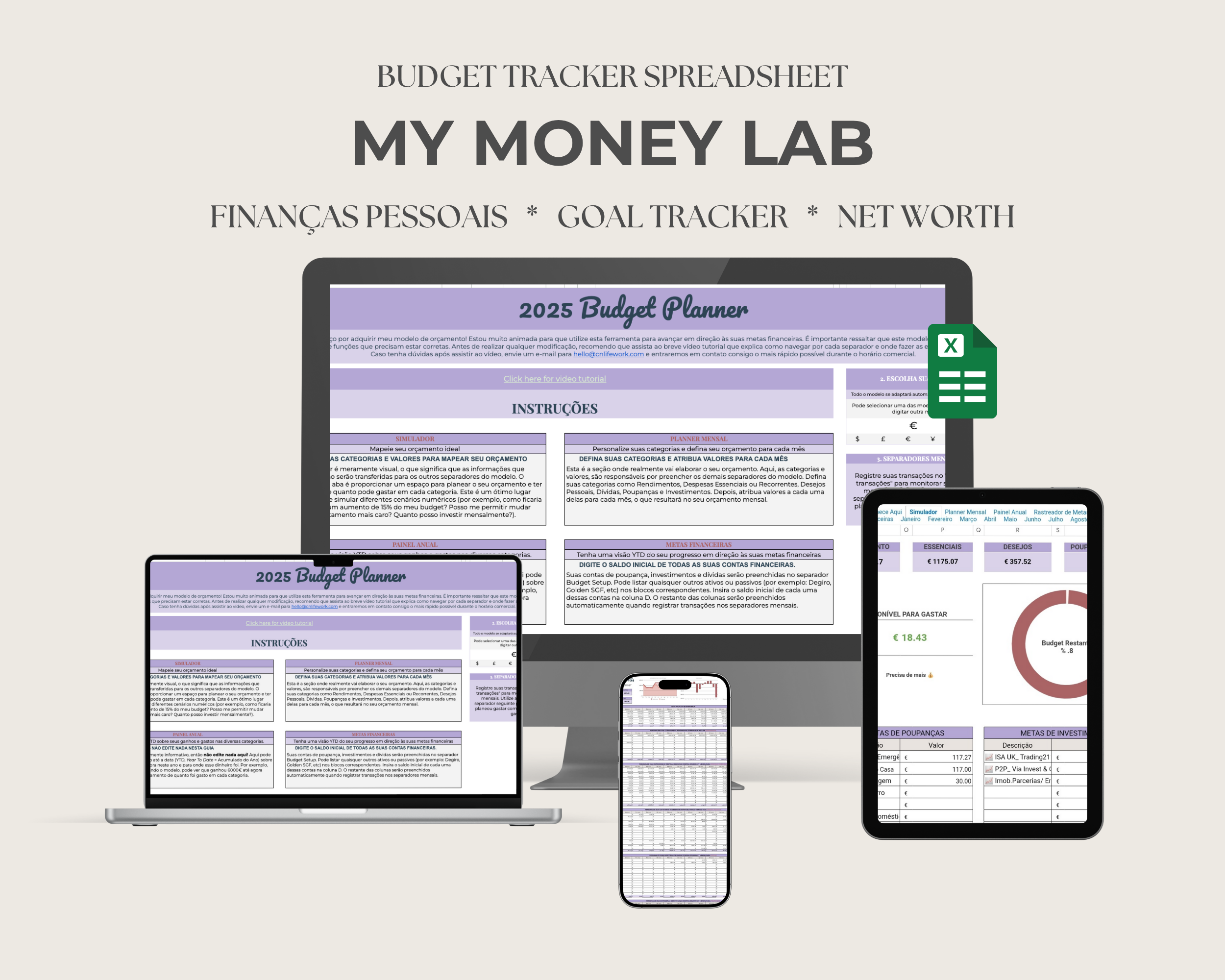 My Money Lab for Google Sheets – Advanced Layout 1.0