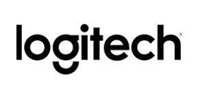 Logitech logo in black text on a white background