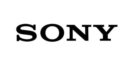 Sony logo in black text on a white background