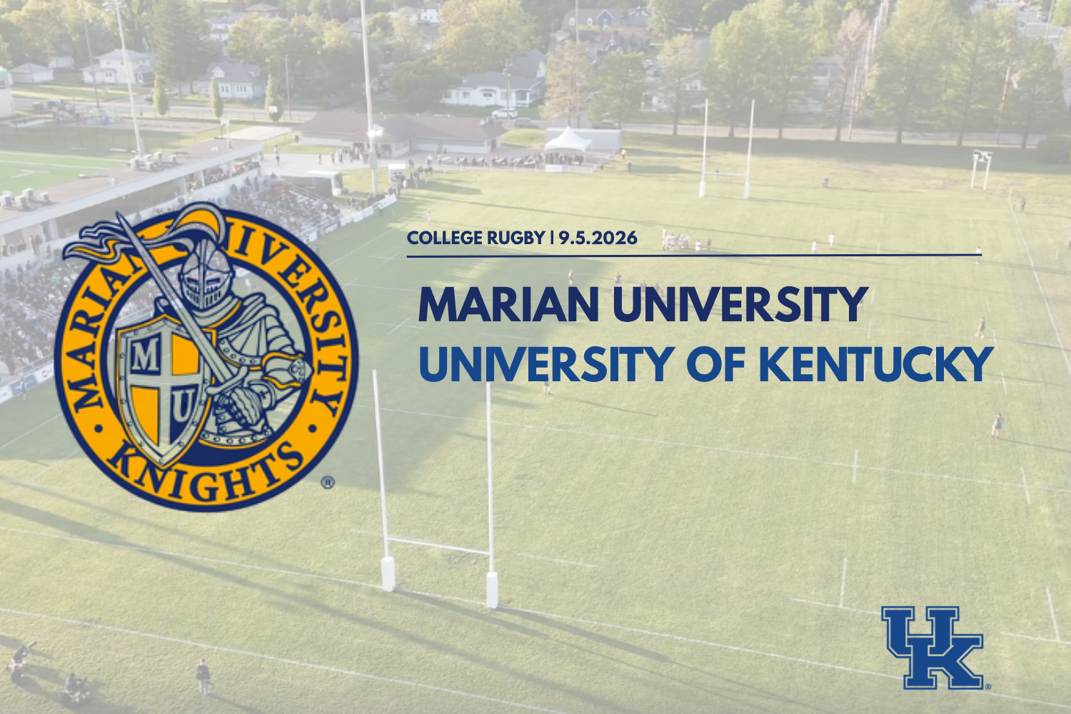 Marian Rugby vs. University of Kentucky