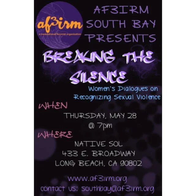 South Bay | Breaking the Silence: Women's Dialogues on Sexual Violence
